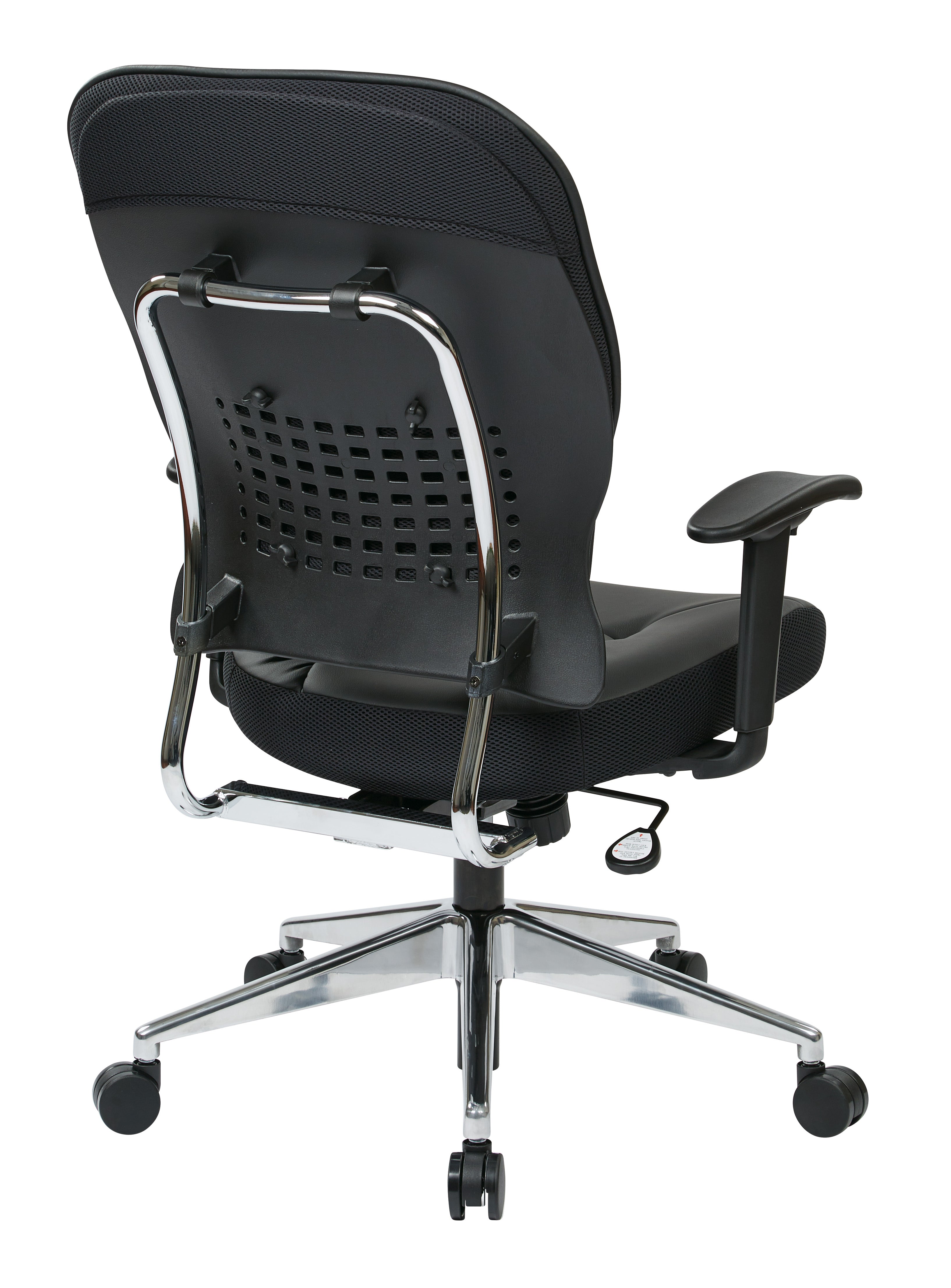 Black Bonded Leather Managers Chair
