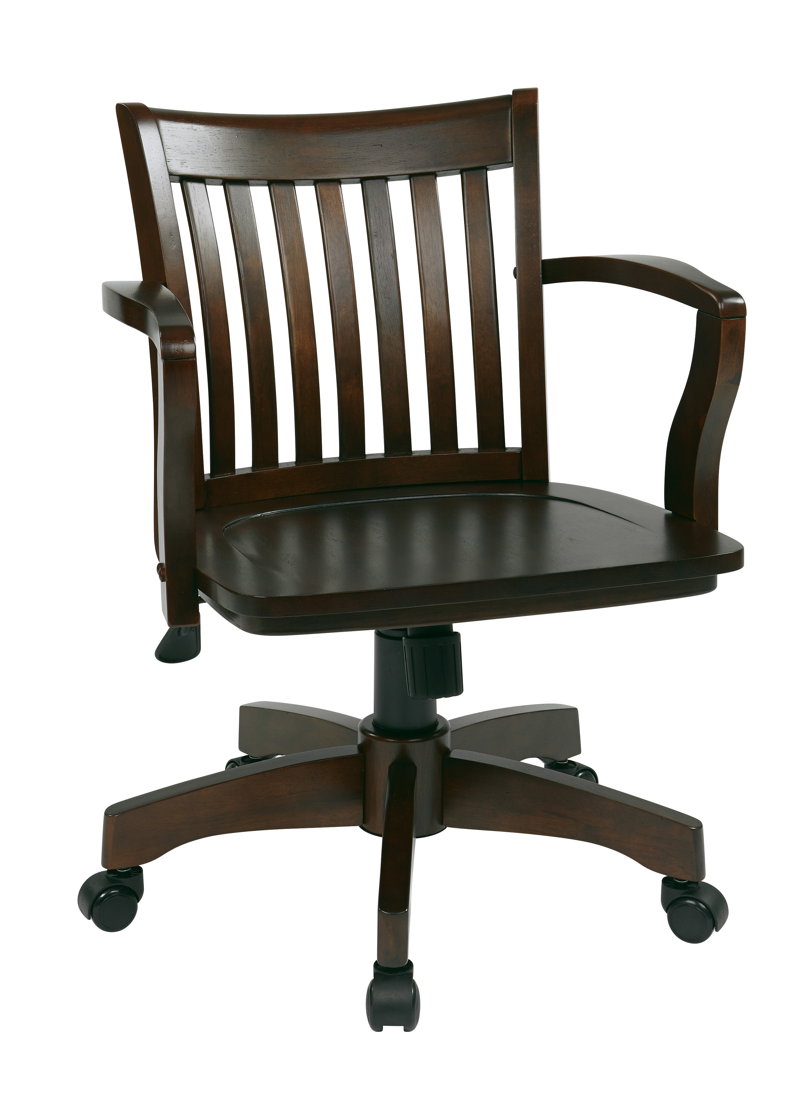 Deluxe Wood Banker's Chair