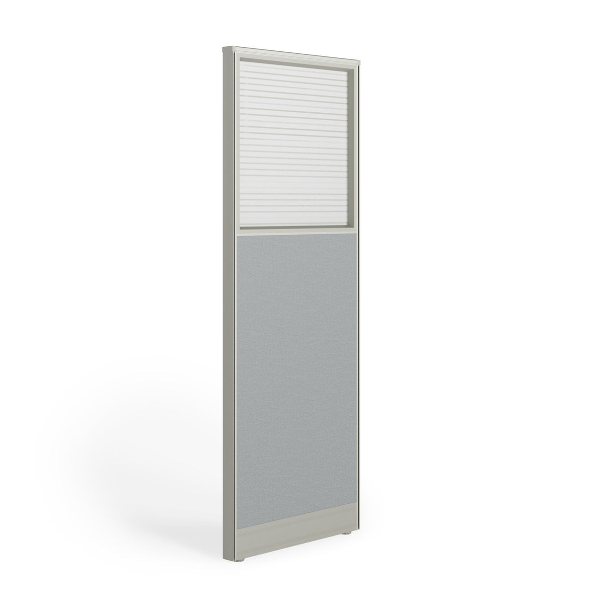 OfficeSource OS Panels II 24"W X 66"H Panel w/ Opaque View-Through (OSCP6624GGTML)