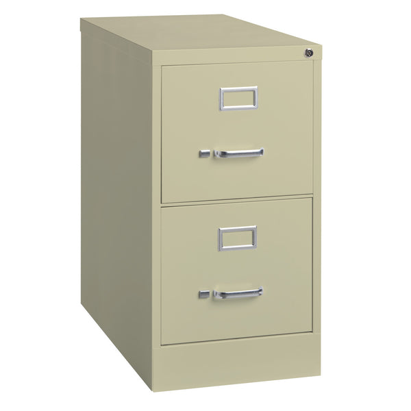 OfficeSource Steel Vertical File Collection 2 Drawer Vertical File Cabinet, 25" Deep, Legal (OSV2LG25)