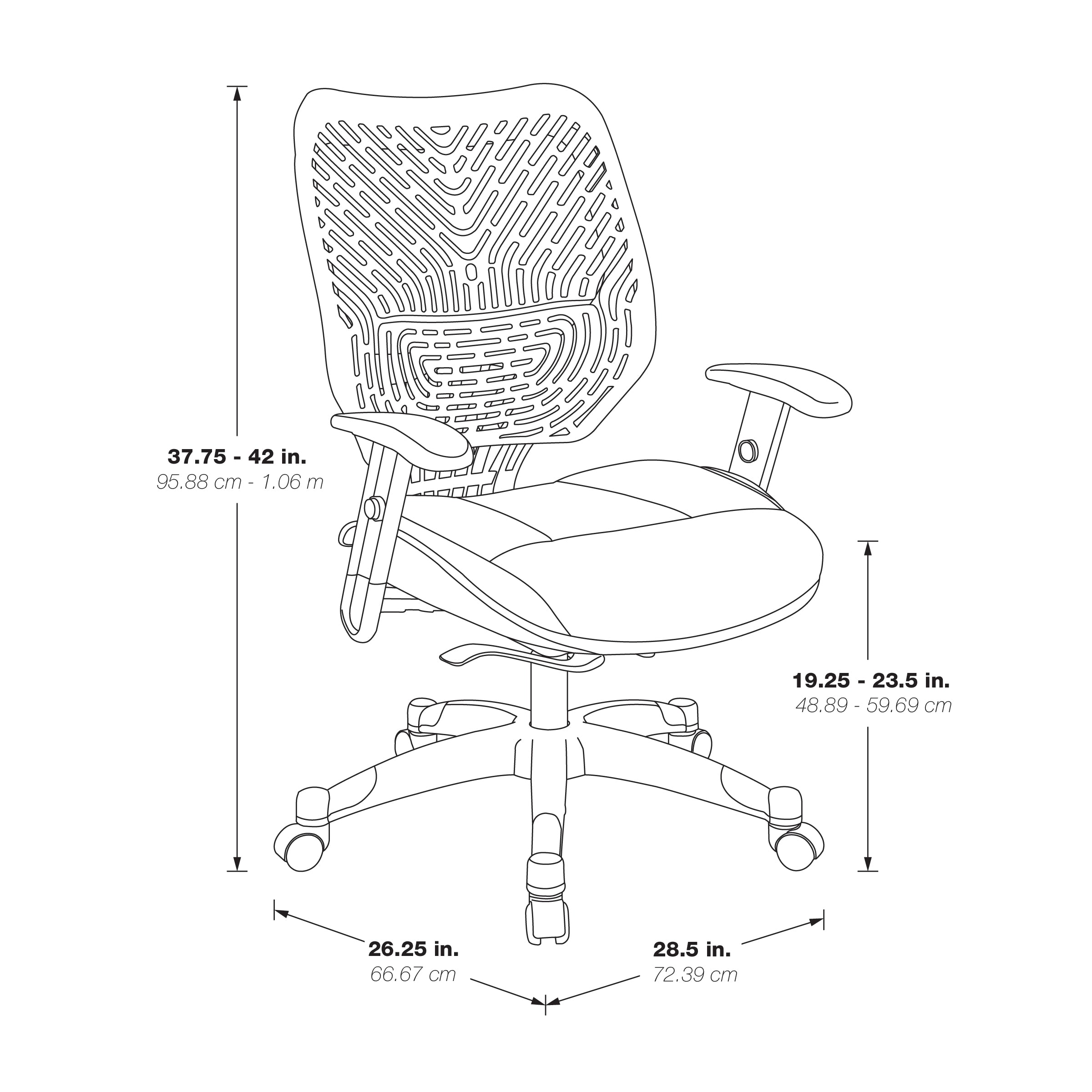 SpaceFlex® Back Managers Chair