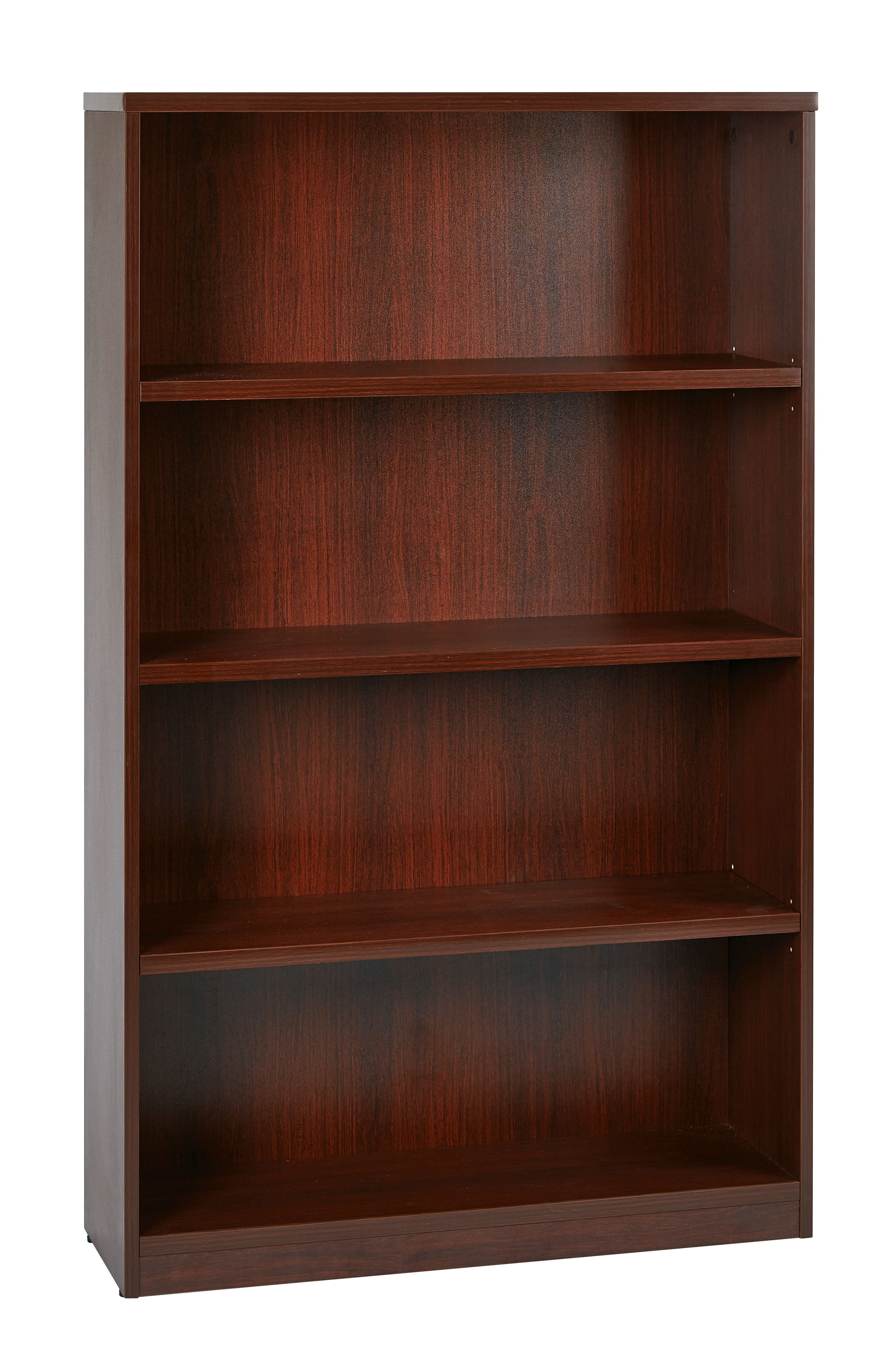 36Wx12Dx60H 4-Shelf Bookcase with 1" Thick Shelves -
