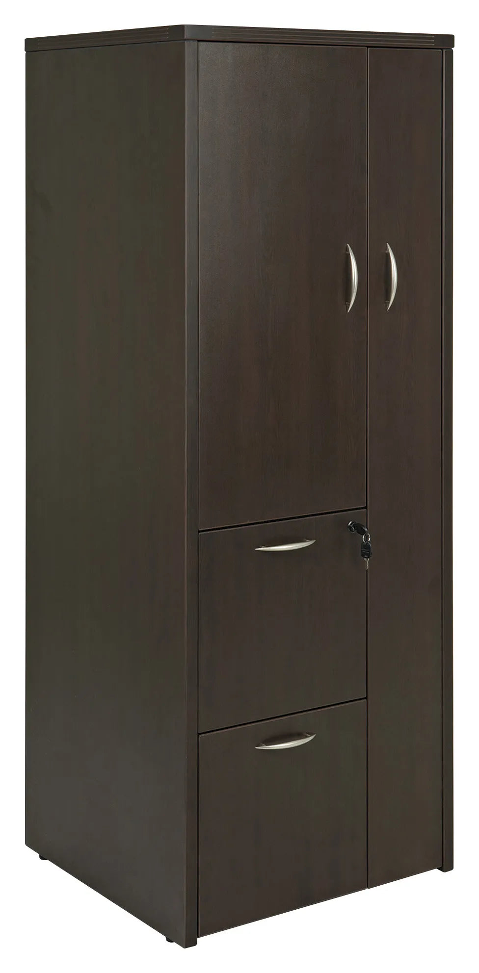 Office Star Napa Lockable Storage Cabinet – view 1