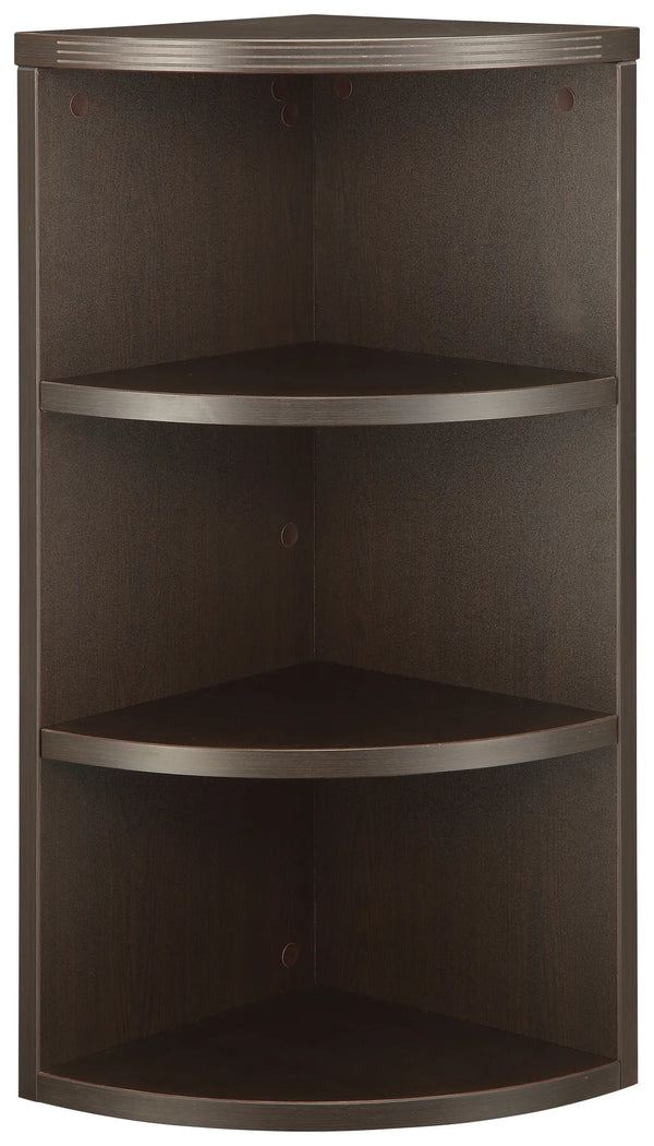 Office Star Napa Curved Corner Bookcase – view 1
