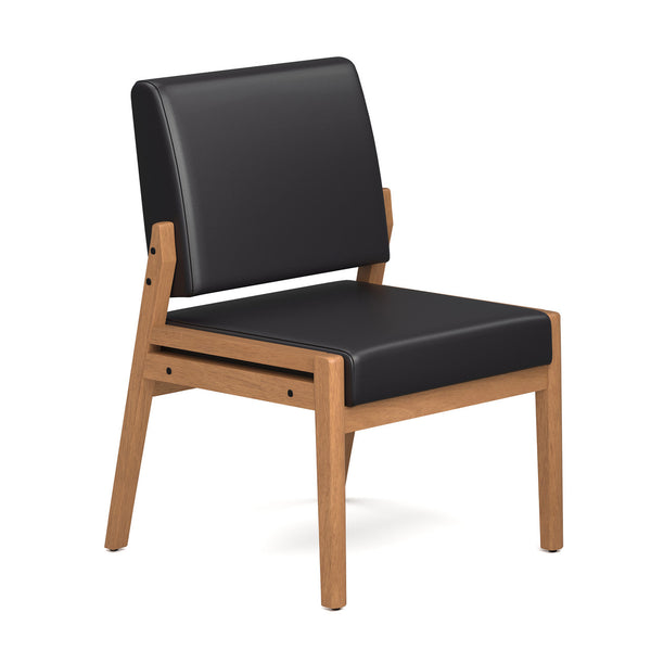 OfficeSource Aiden Single Seat with Half Arm (OSGS4016)