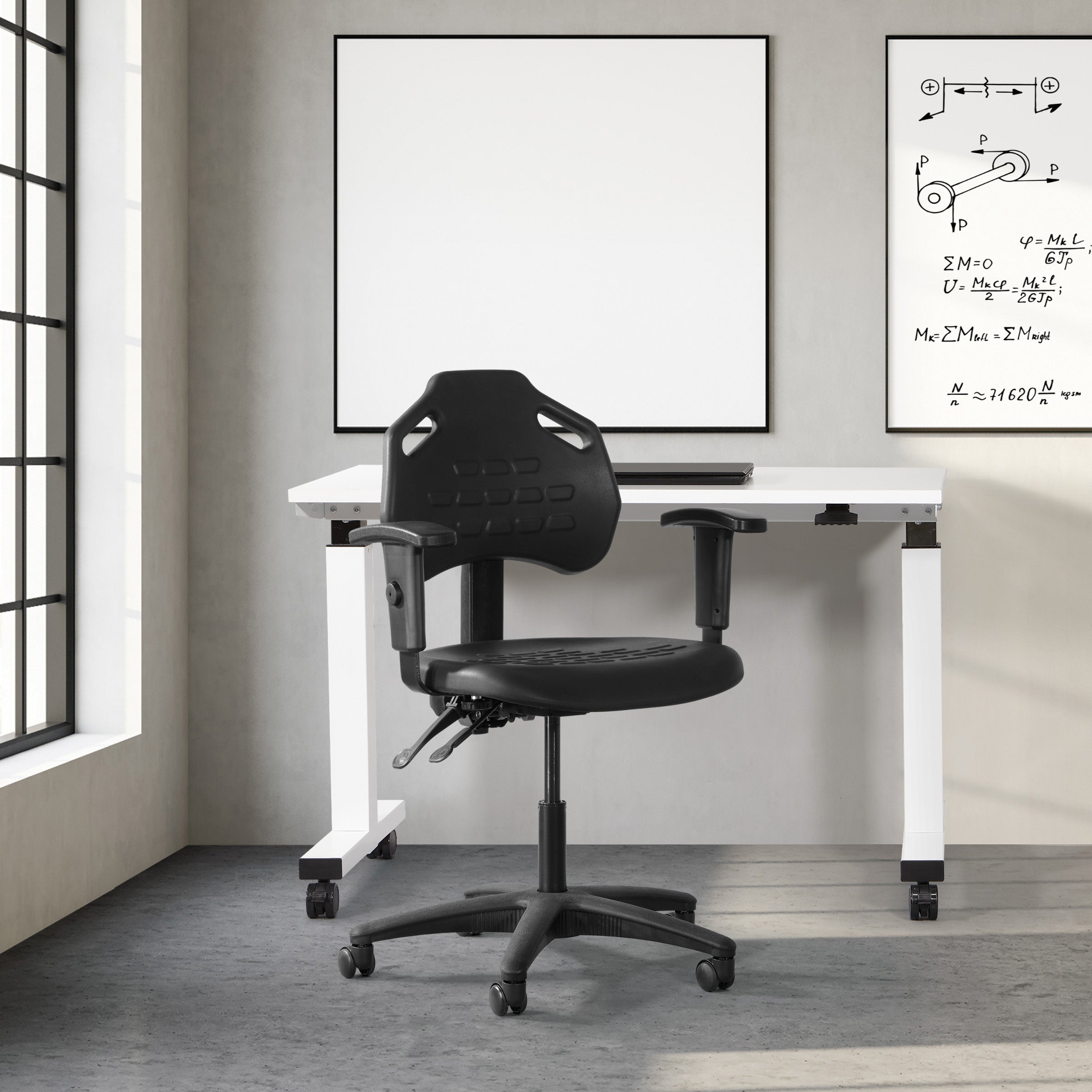 Self-Skinned Urethane Task Chair