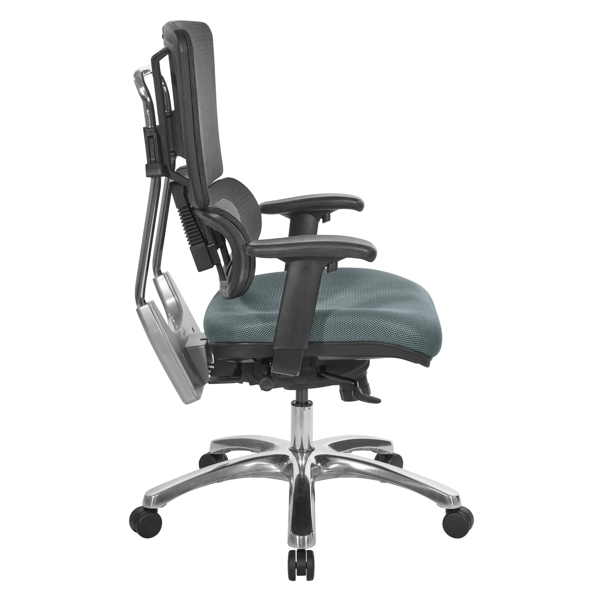 Vertical Black Mesh Back Chair