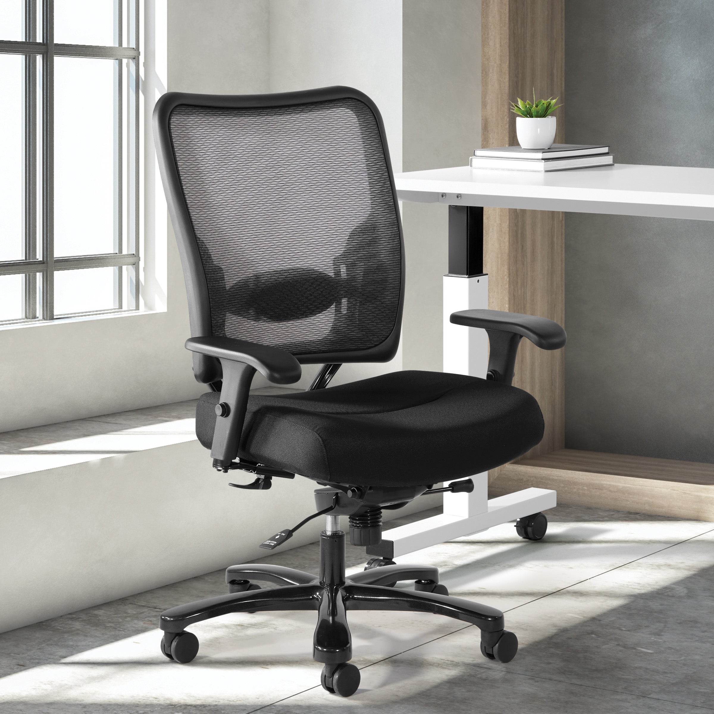 Big & Tall Double AirGrid® Back and Custom Fabric Seat Ergonomic Chair