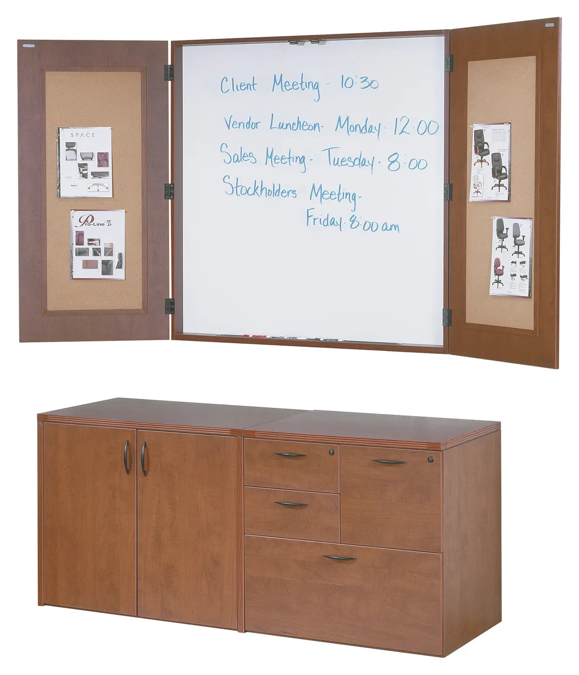 Office Star Napa Conference Room Storage and Presentation Board Set – view 1