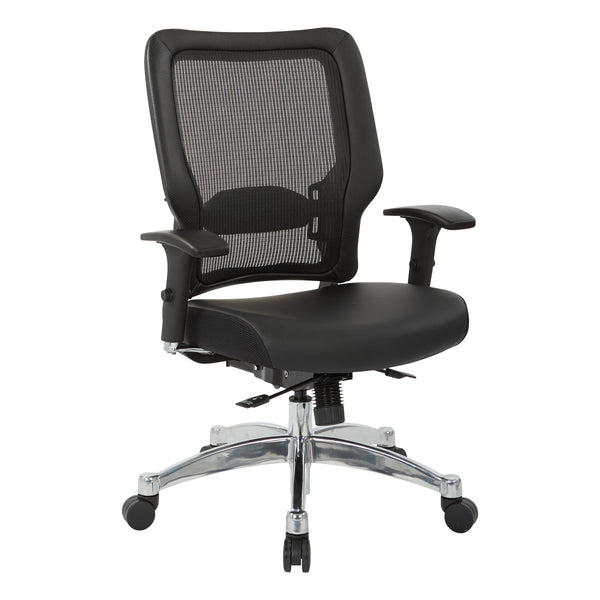 Black Vertical Mesh Back Chair
