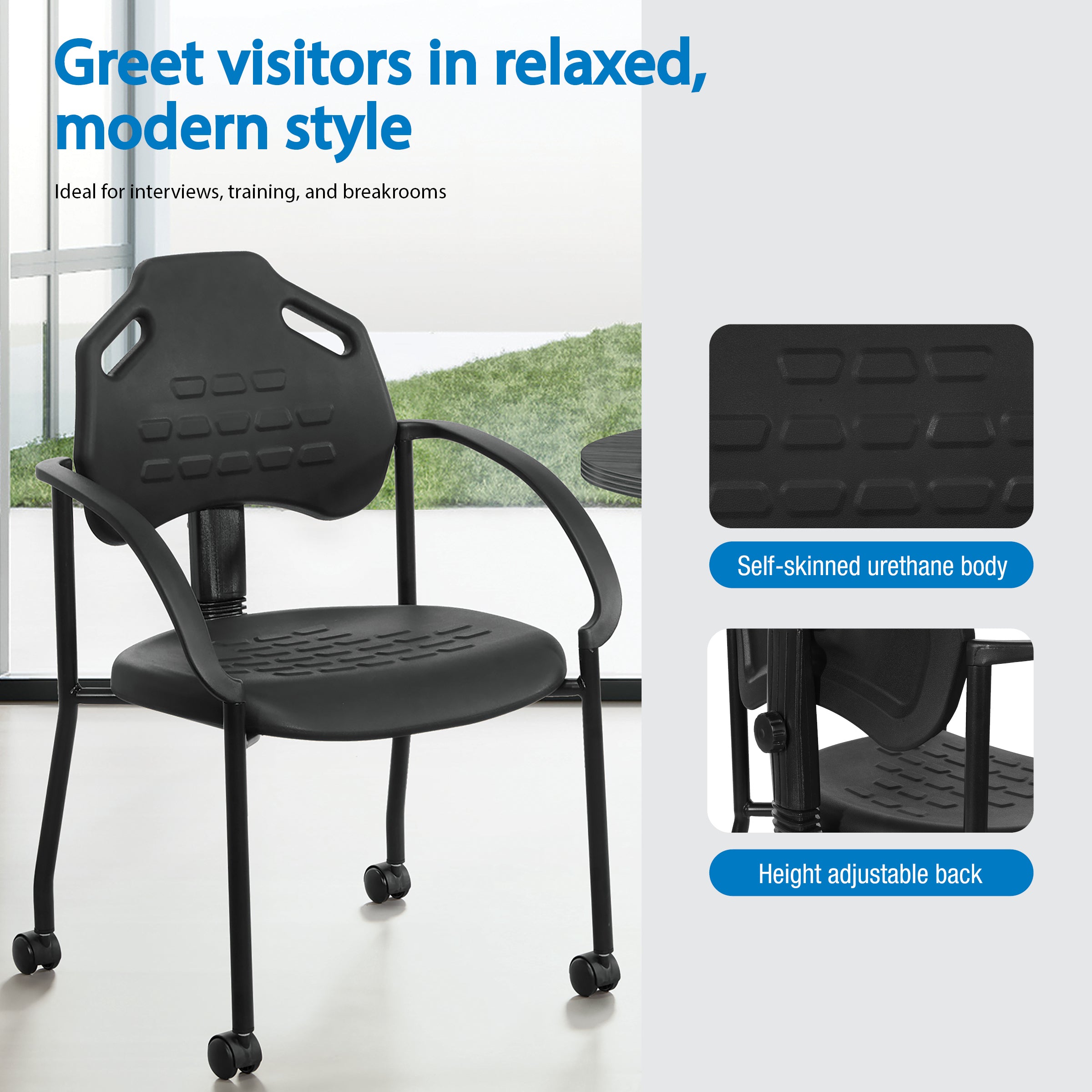 Guest Chair with Casters
