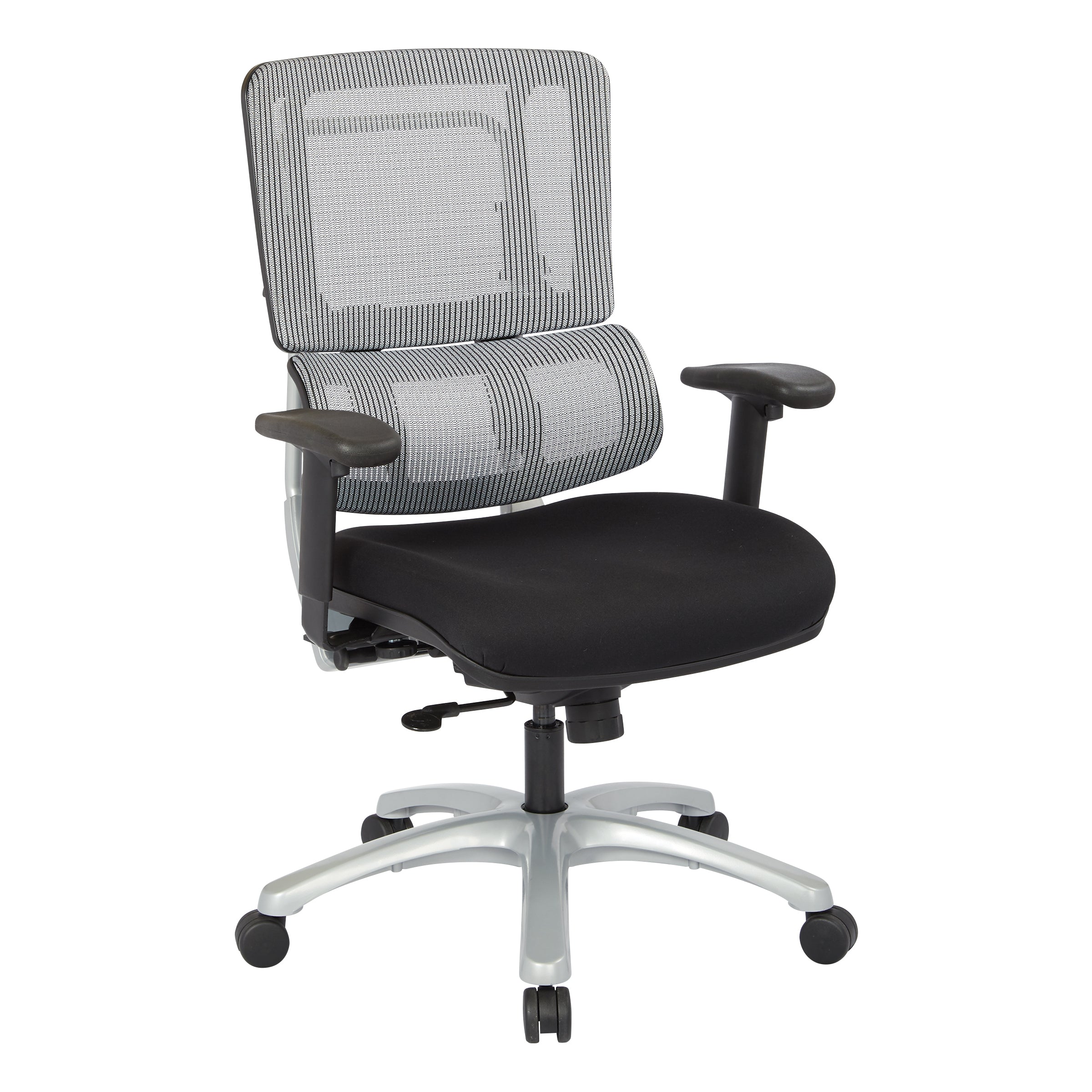 Vertical Grey Mesh Back Chair 