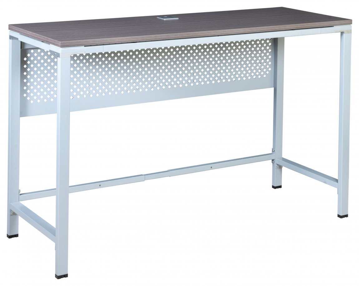 Standing Desk with Modesty Panel – view 1