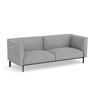 N9NE Arlo 3-Seat Reception Sofa 82"W, Light Gray Bouclé (67331)