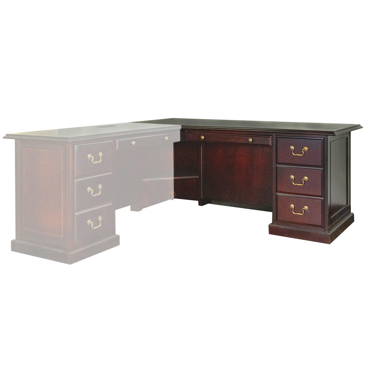 OfficeSource Rowland Left Return Desk (CM684LMH)
