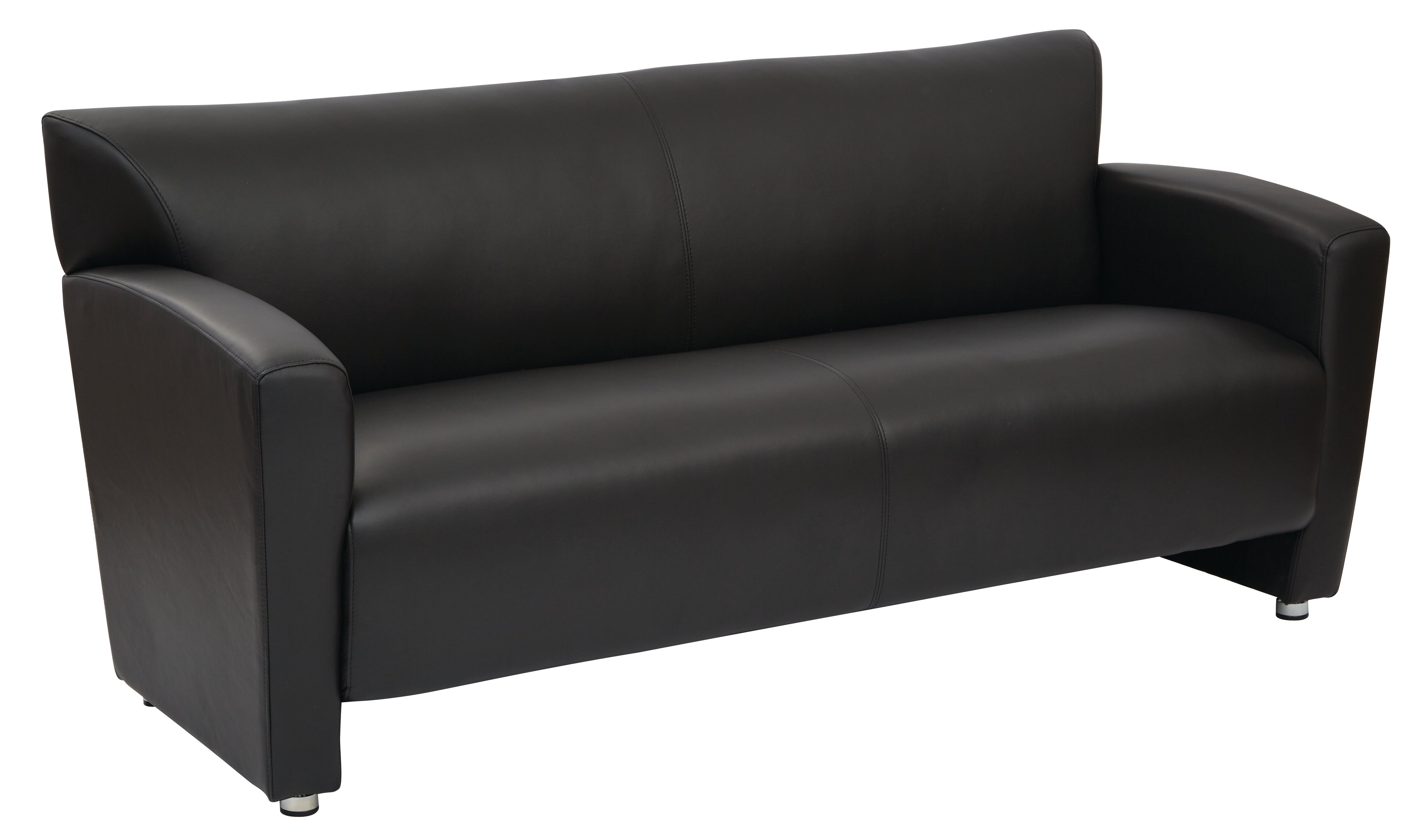 Sofa with Silver finish Legs