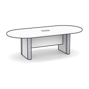 N9NE Racetrack Conference Table with Panel Base, 6–20 ft