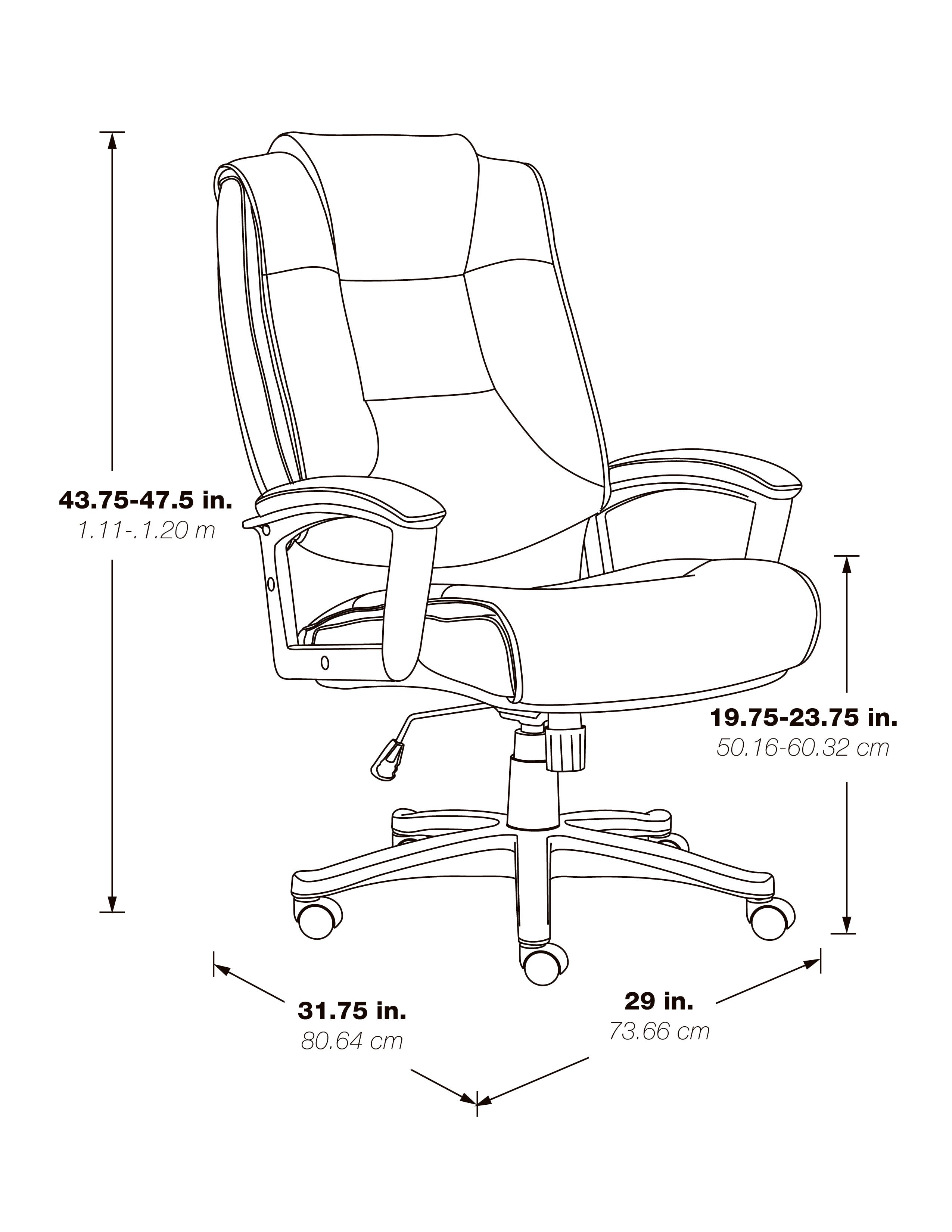 High Back Bonded Lthr Chair
