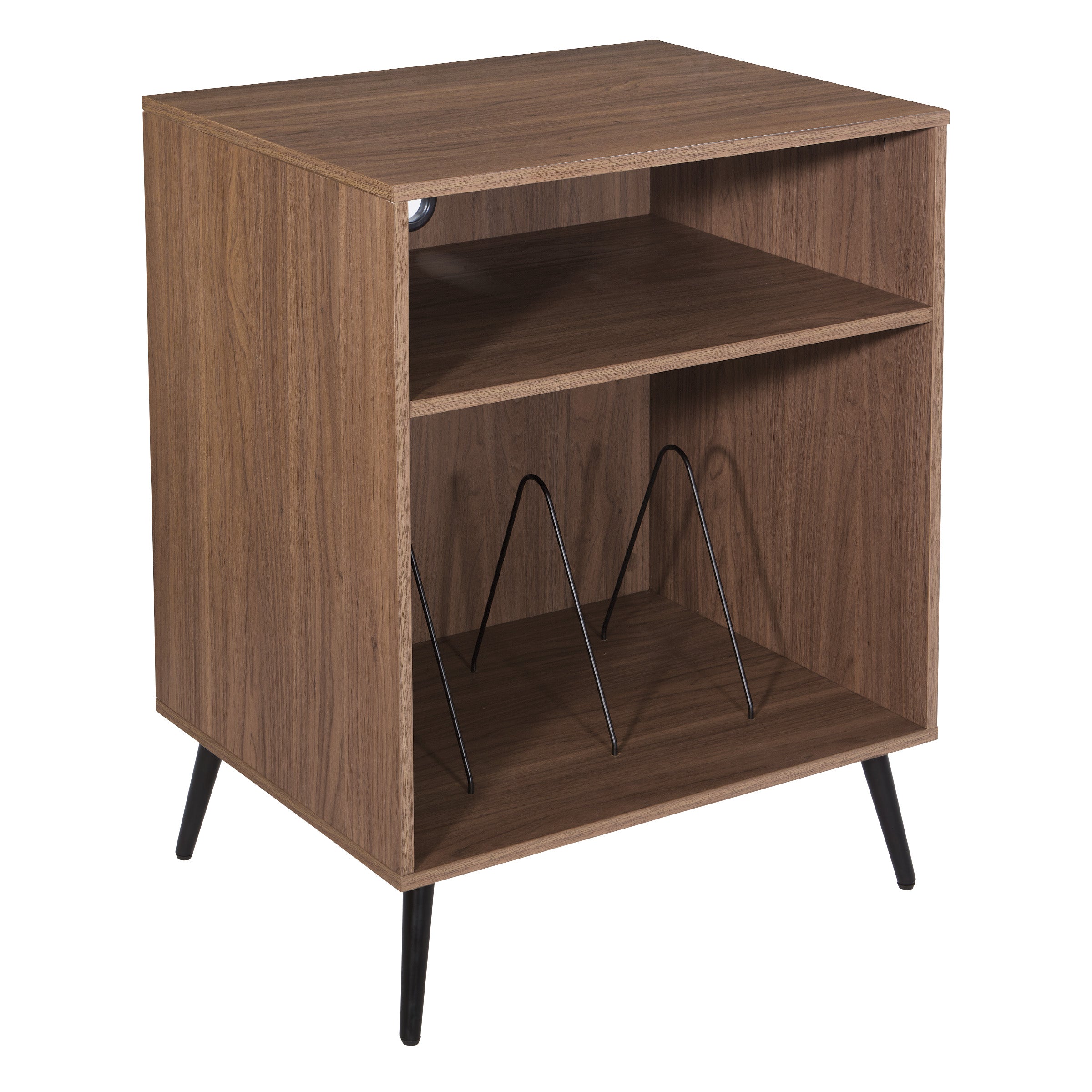 Retro Record Player Stand w/ Album 