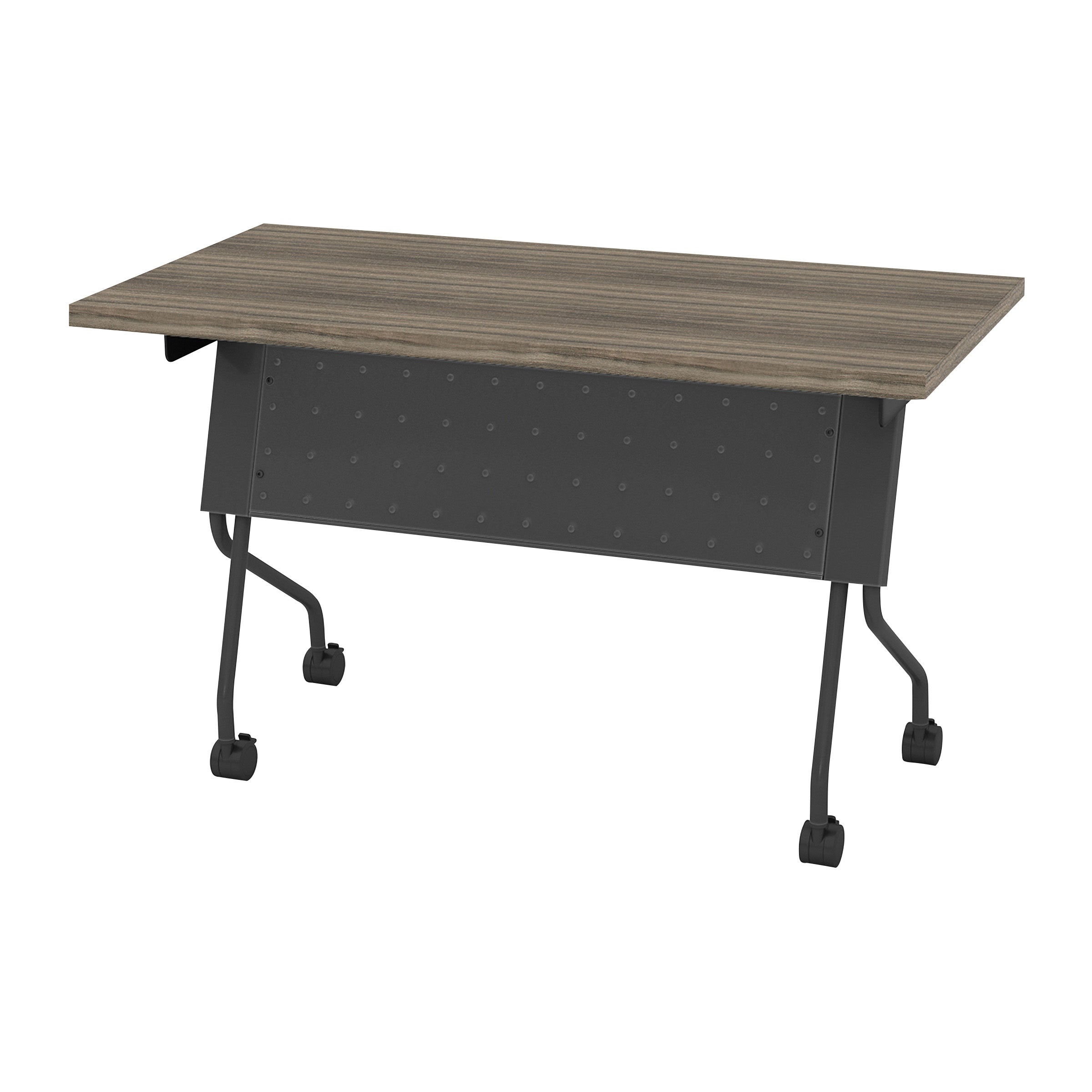 4' Titanium Frame With Urban Walnut Top