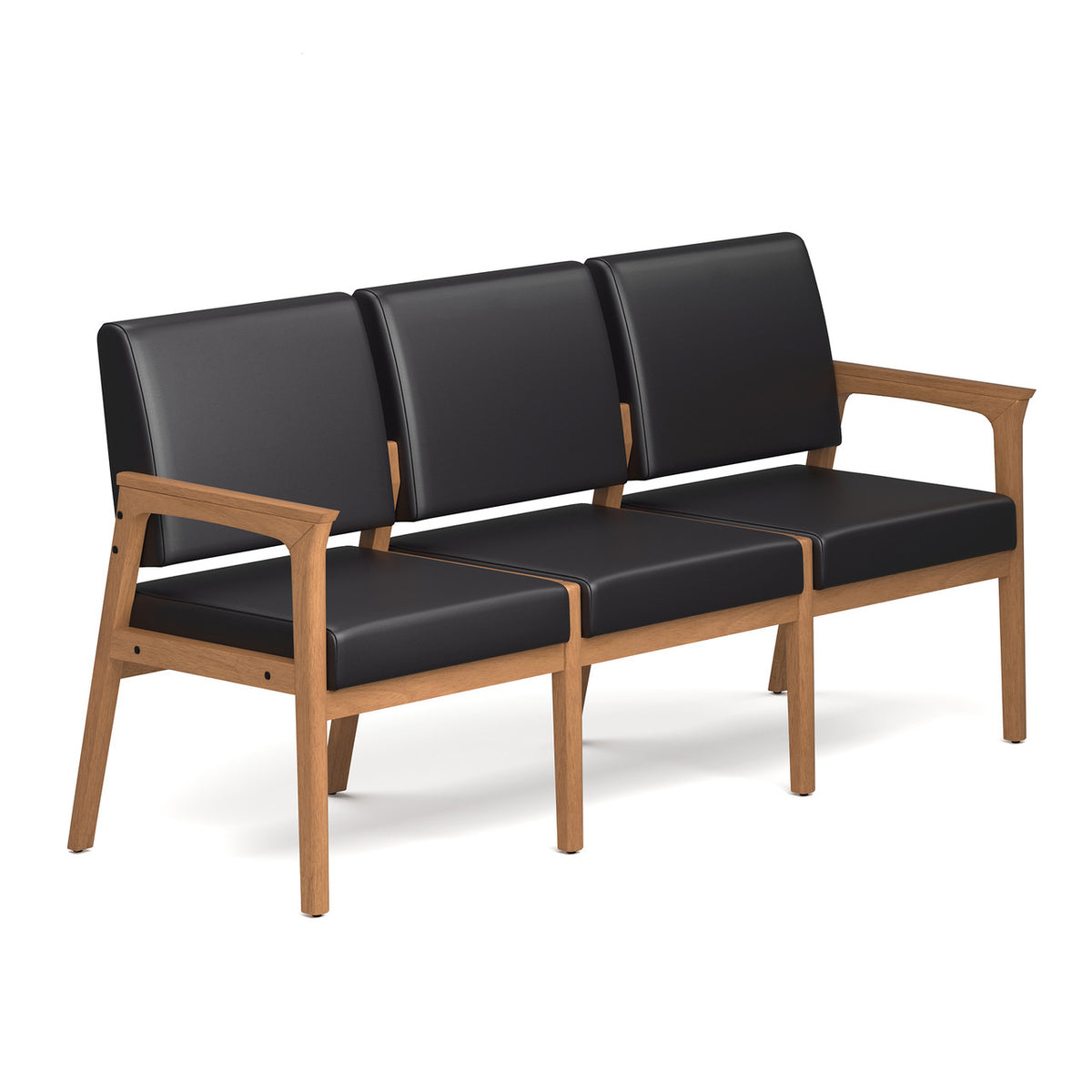 OfficeSource Aiden 3-Seater with Half Arm (OSGS4018)