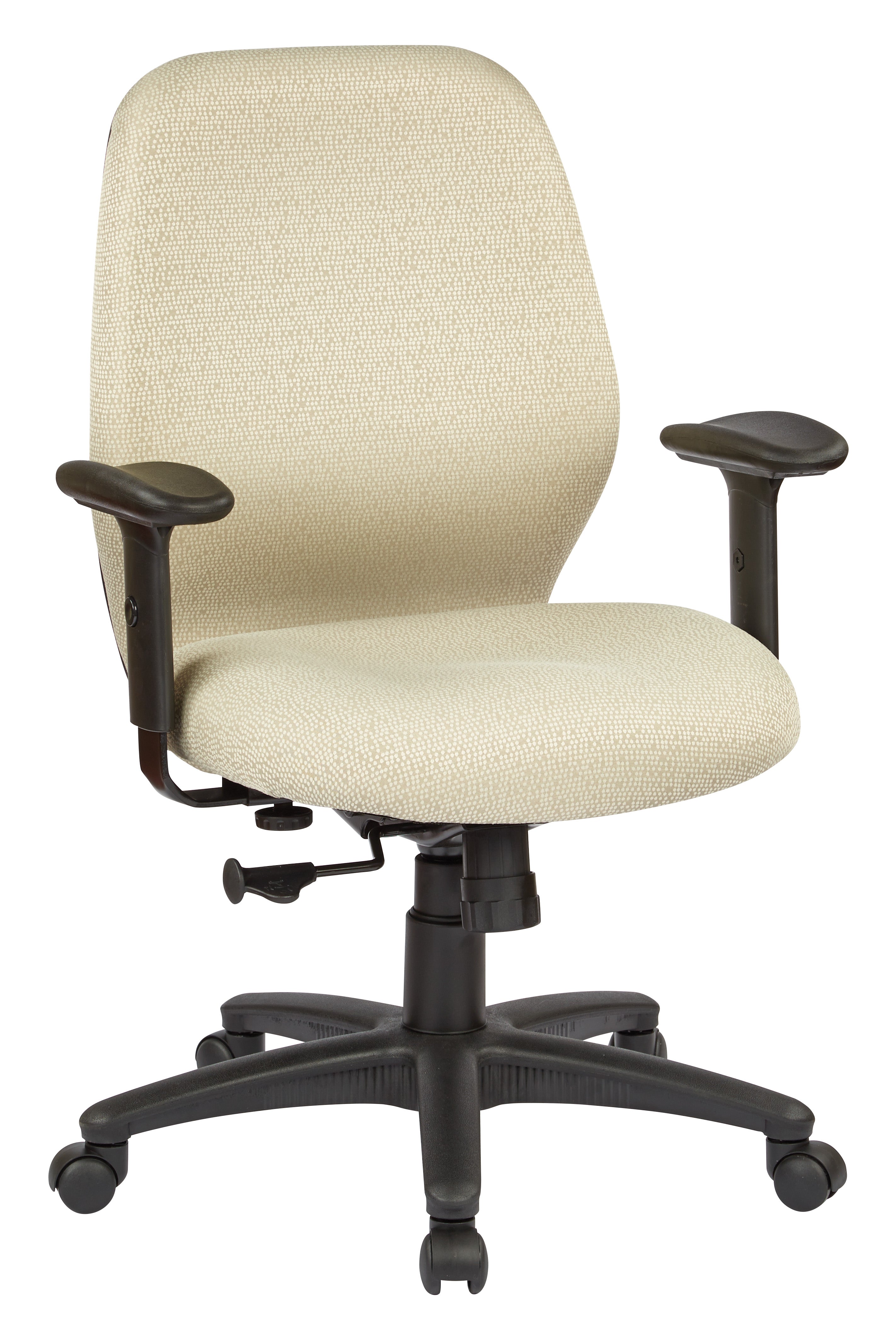 Mid Back 2-to-1 synchro Tilt Chair with 2 -Way Adjustable Soft padded Arms