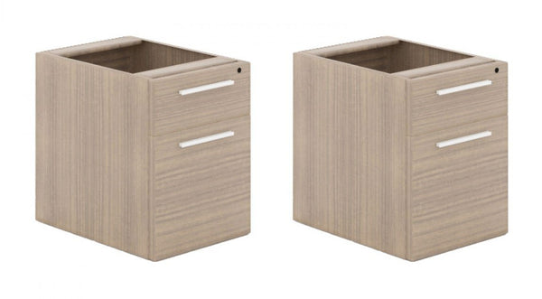 Set of 2 Drawer Hanging Pedestals for Corp Design Desks – view 1