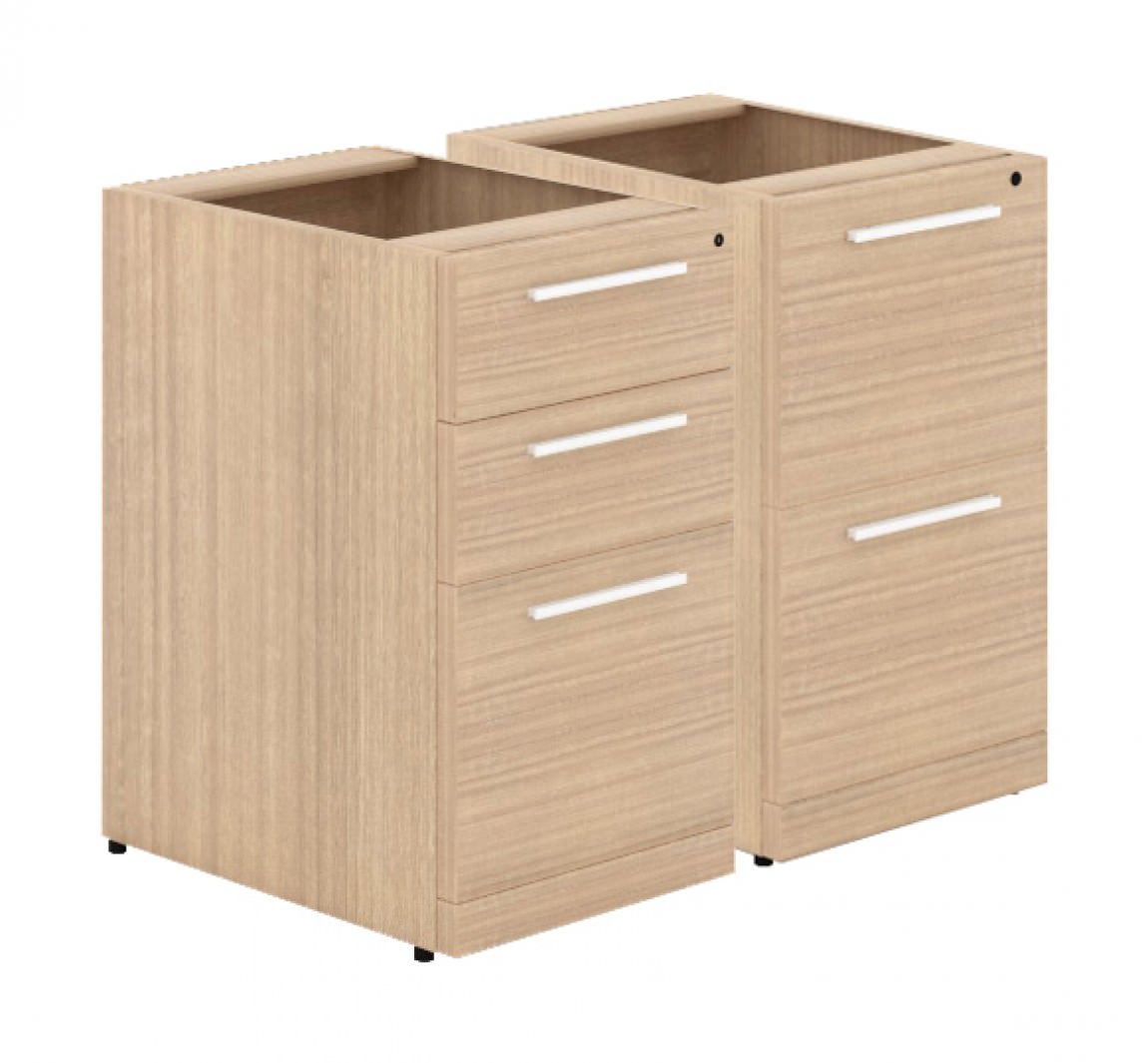 2 Drawer Pedestals for Corp Design Desks – view 1