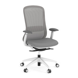 N9NE Konfurb Crescent Weight-Activated Synchro-Tilt High Back Mesh Chair