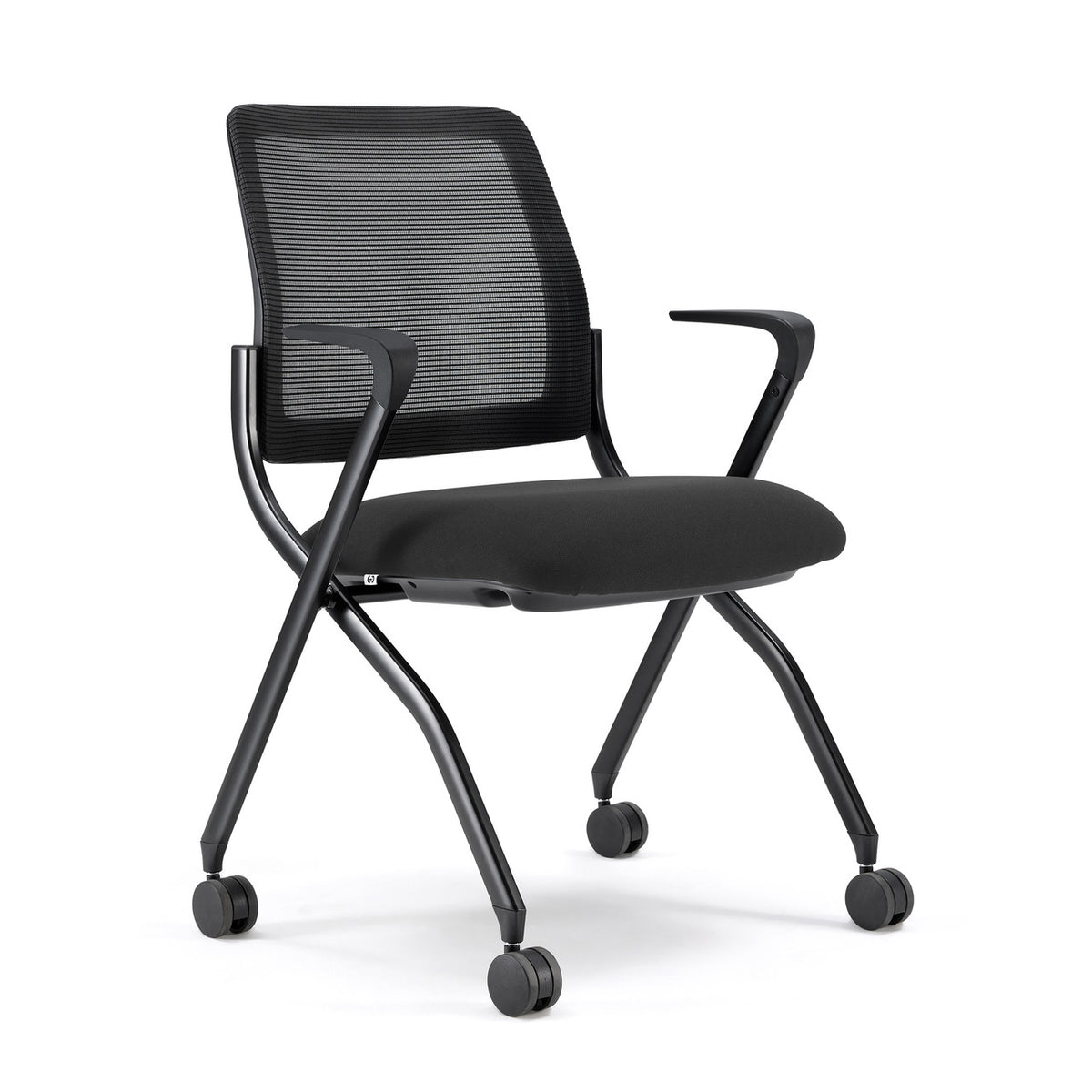 OfficeSource Starlight Nesting Chair with Arms - Set of 2 (OSSN6507)