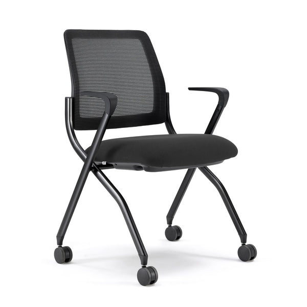 OfficeSource Starlight Nesting Chair with Arms - Set of 2 (OSSN6507)