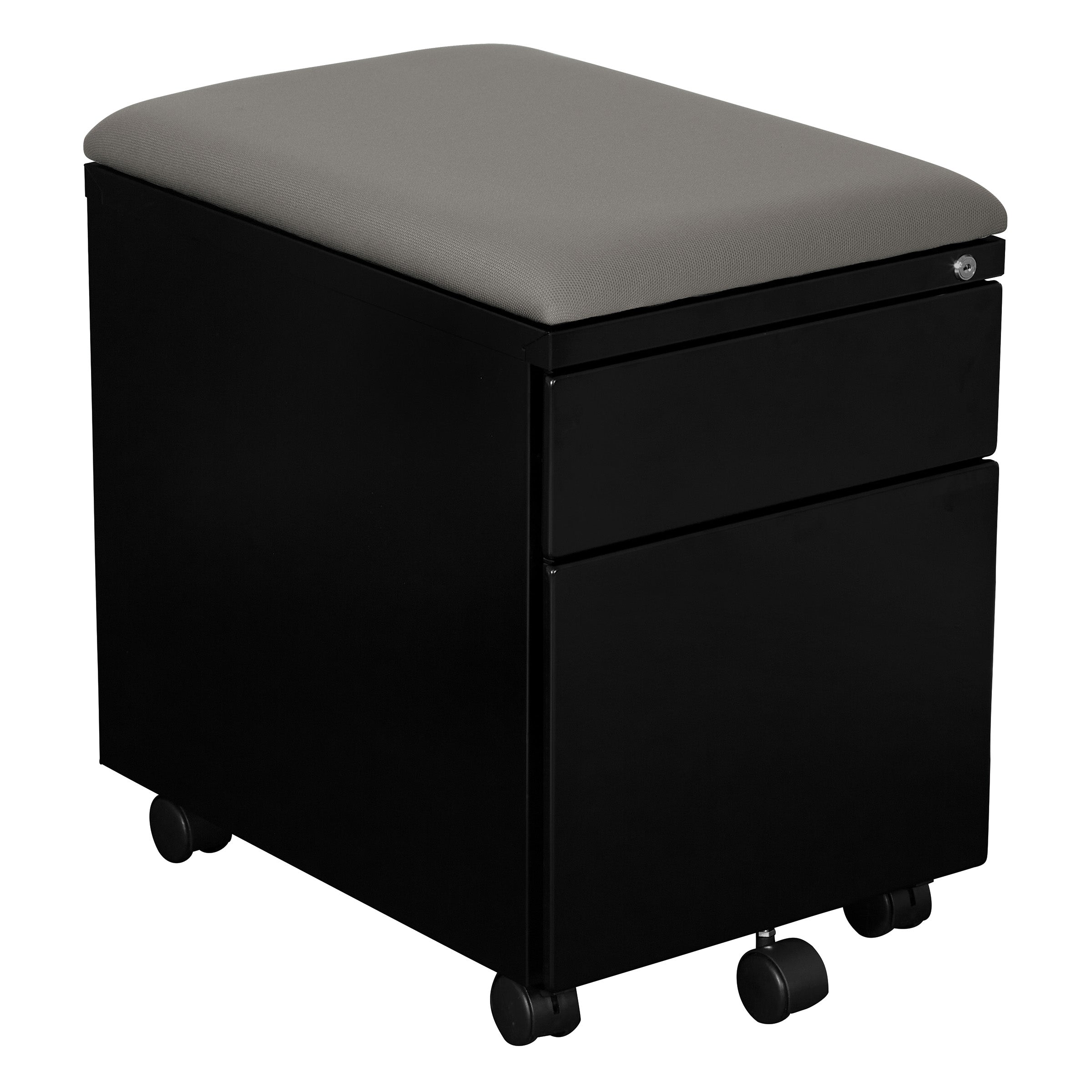 Mobile File with Padded Seat