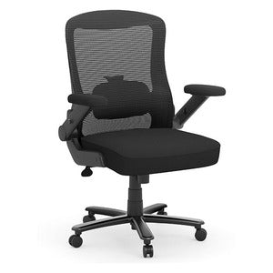 N9NE Titan Mesh Big & Tall Chair with Flip Arms, 400 lb (21010)