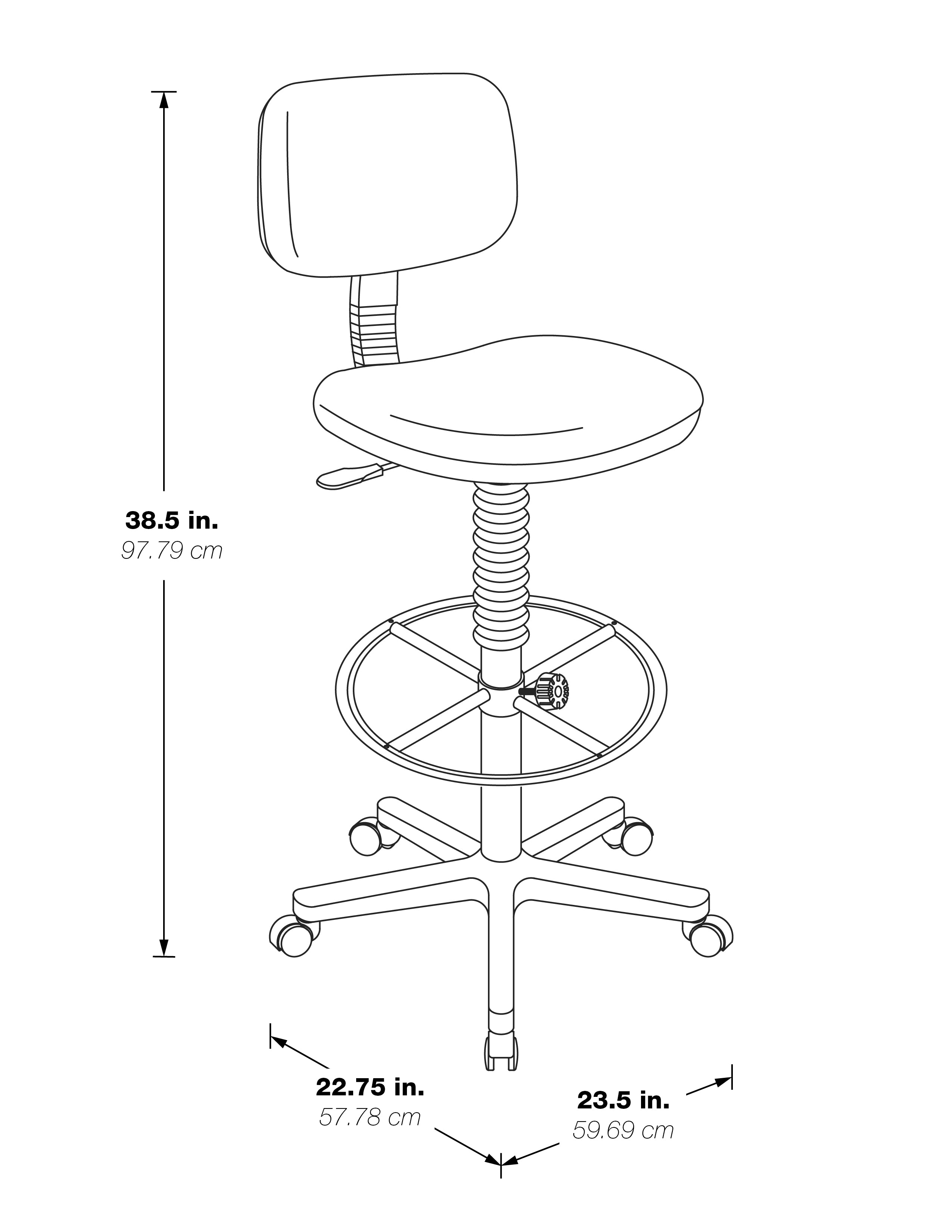 Sculpture Drafting Chair