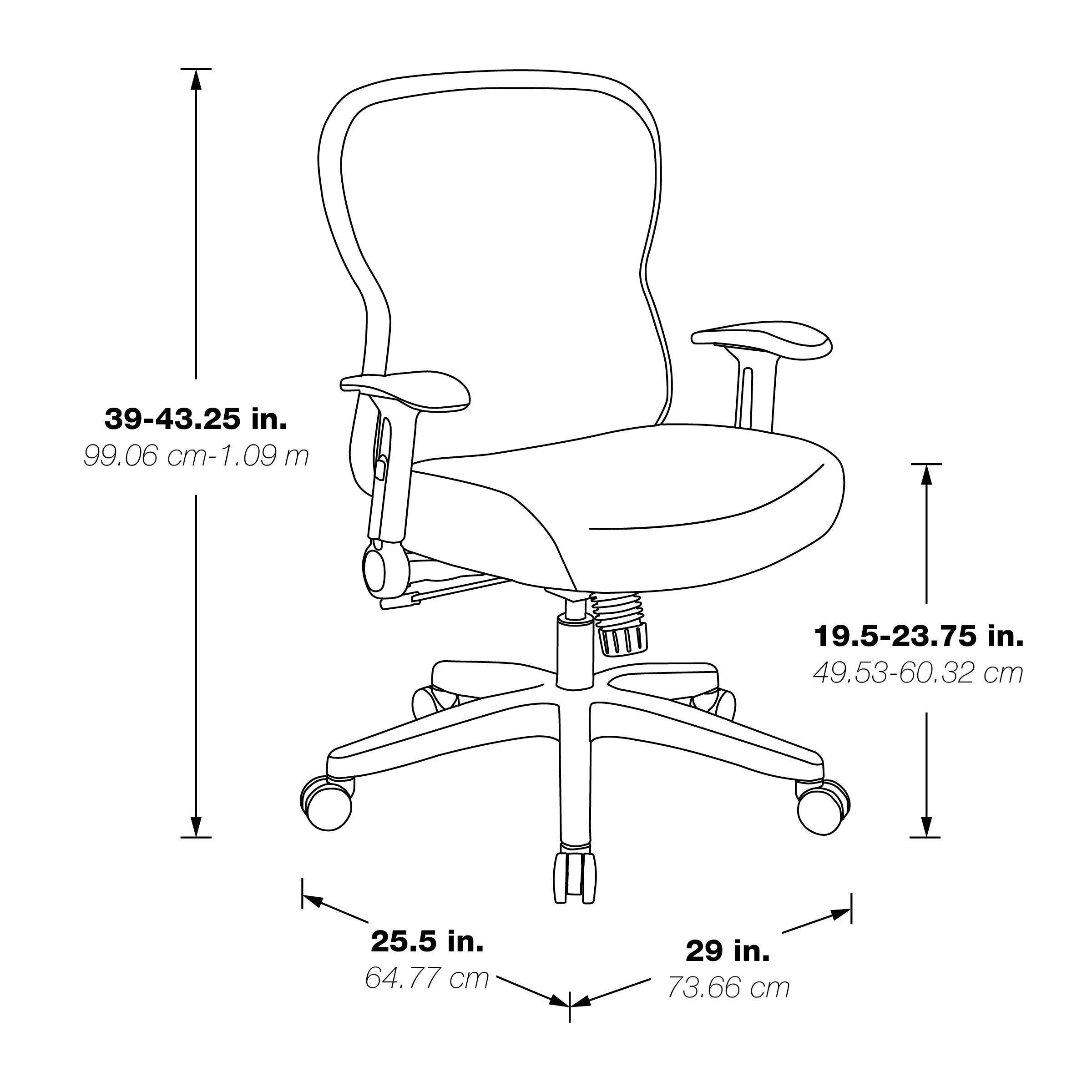 Deluxe R2 SpaceGrid Back Chair