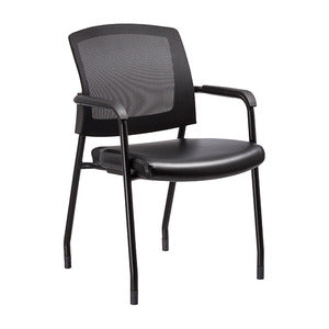 N9NE Baker Stackable Mesh-Back Guest Chair with Arms (3128G)