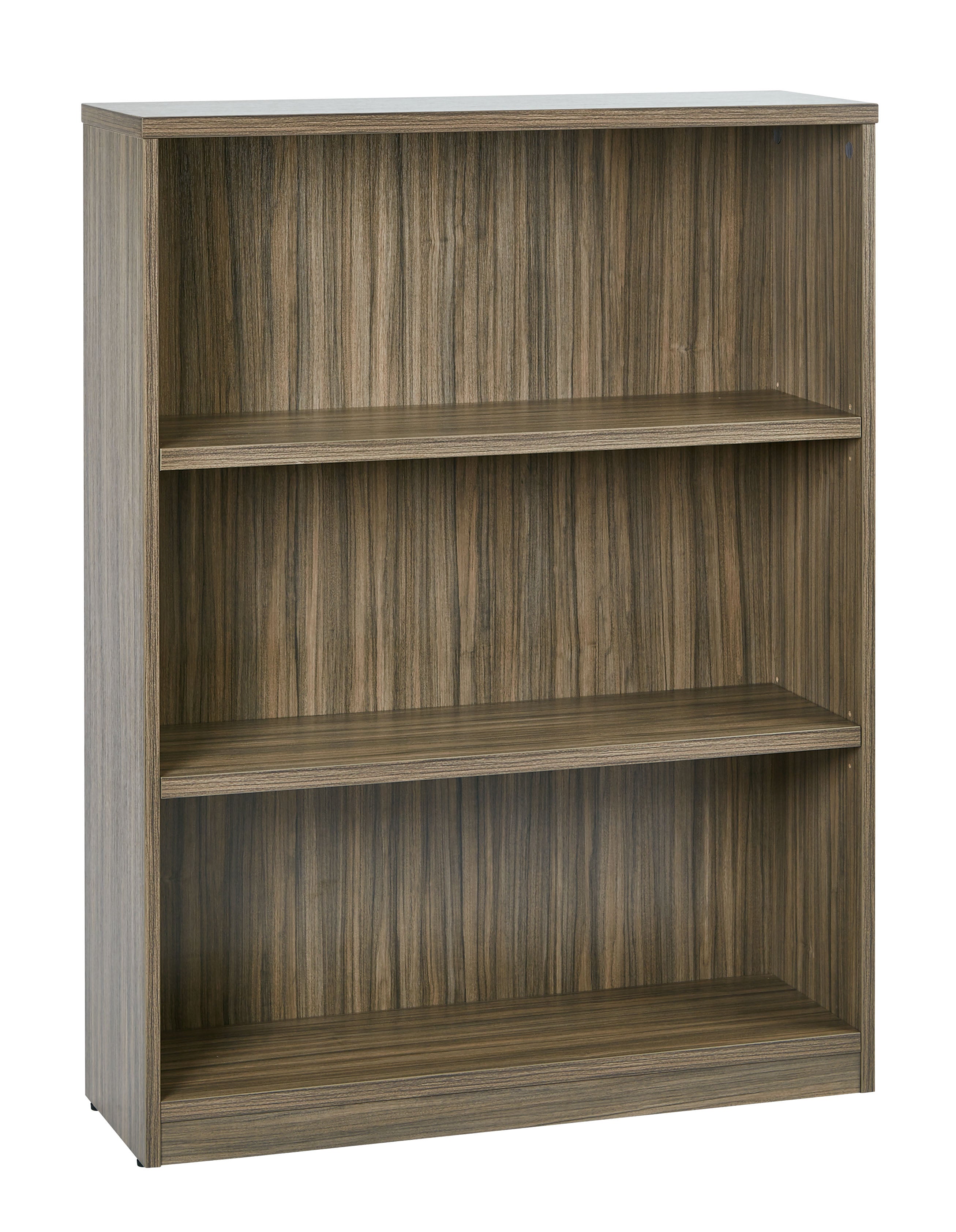 36Wx12Dx48H 3-Shelf Bookcase with 1" Thick Shelves -