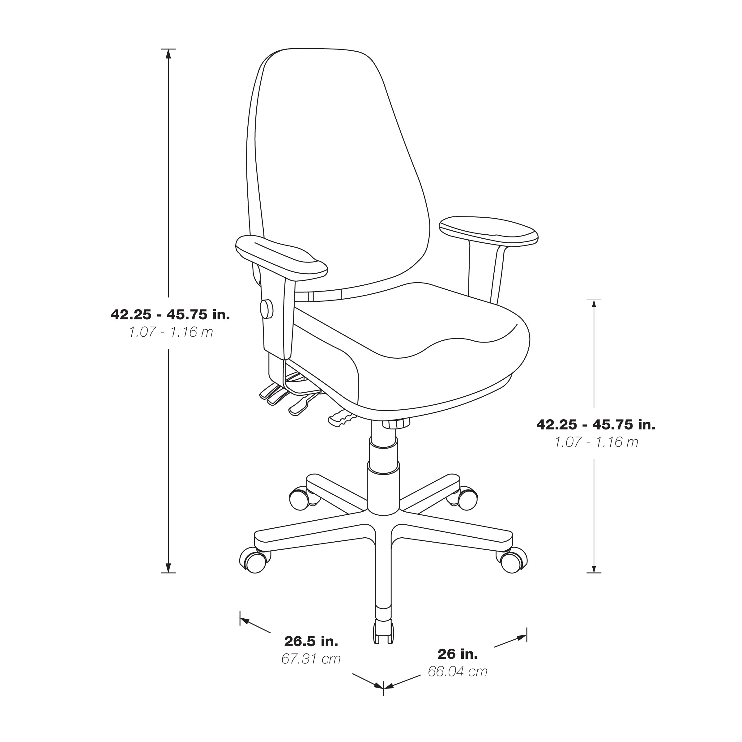 High Back Multi Function Ergo Chair
