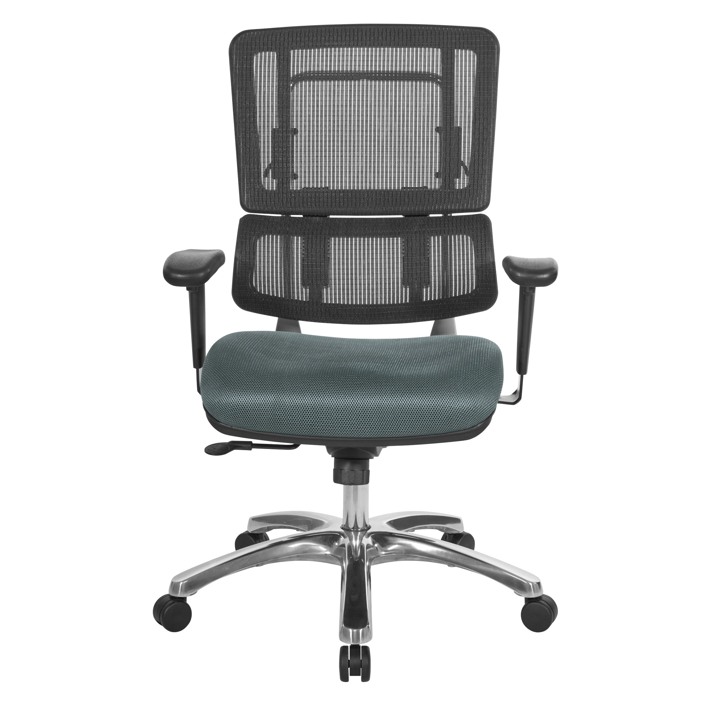 Vertical Black Mesh Back Chair