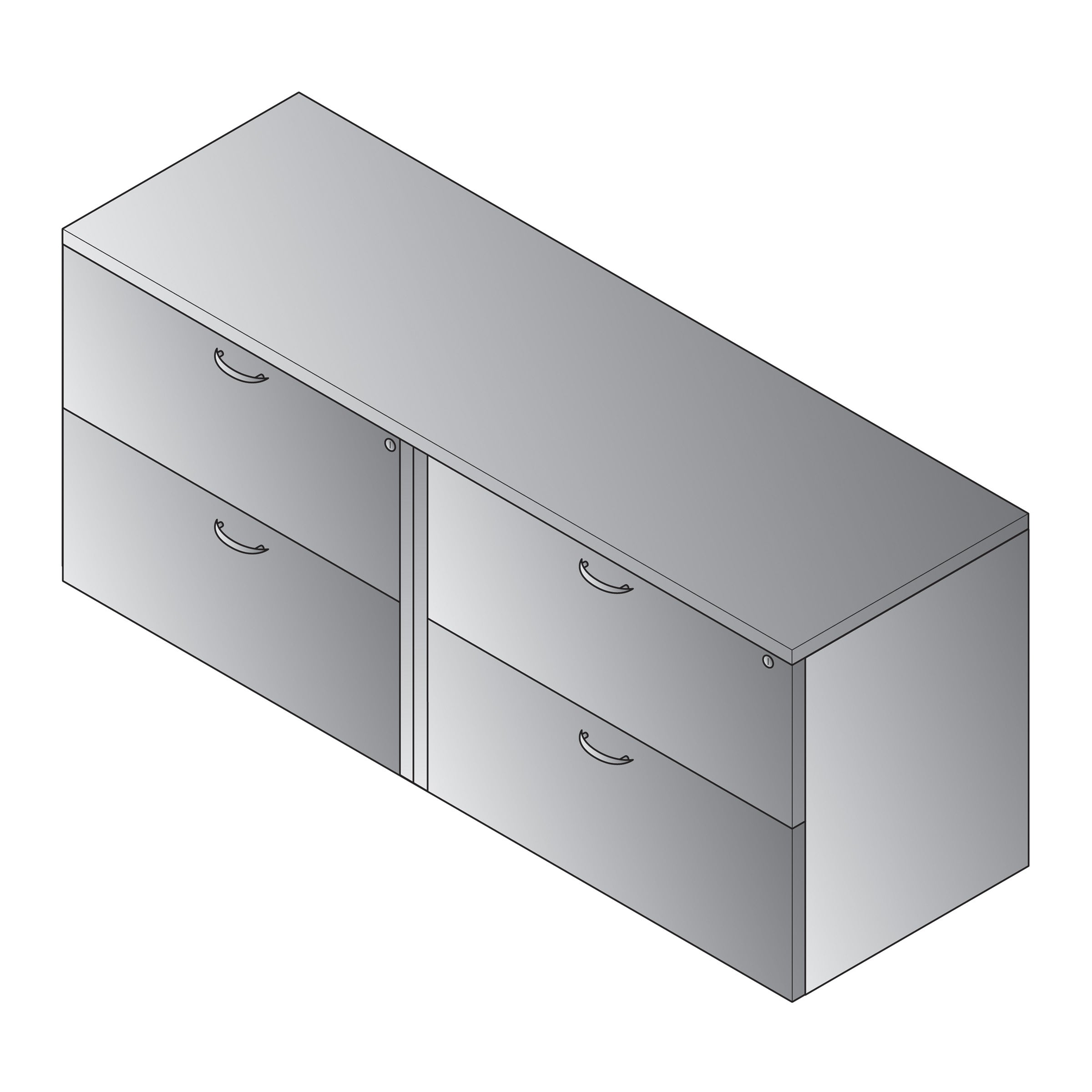 Napa Lateral File Credenza 71" x 23