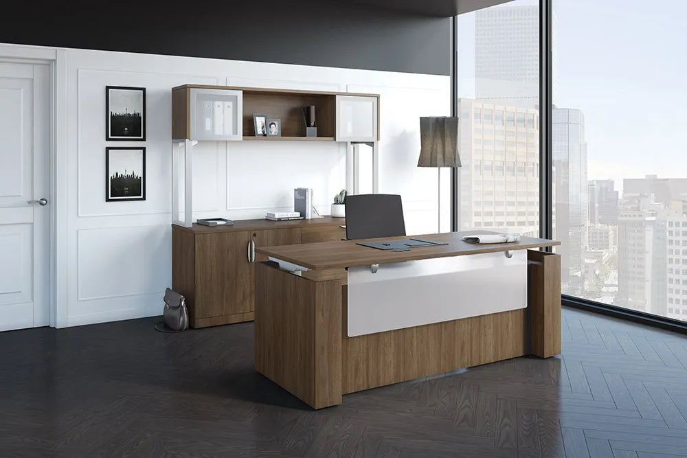 Adjustable Height Executive Desk – view 1