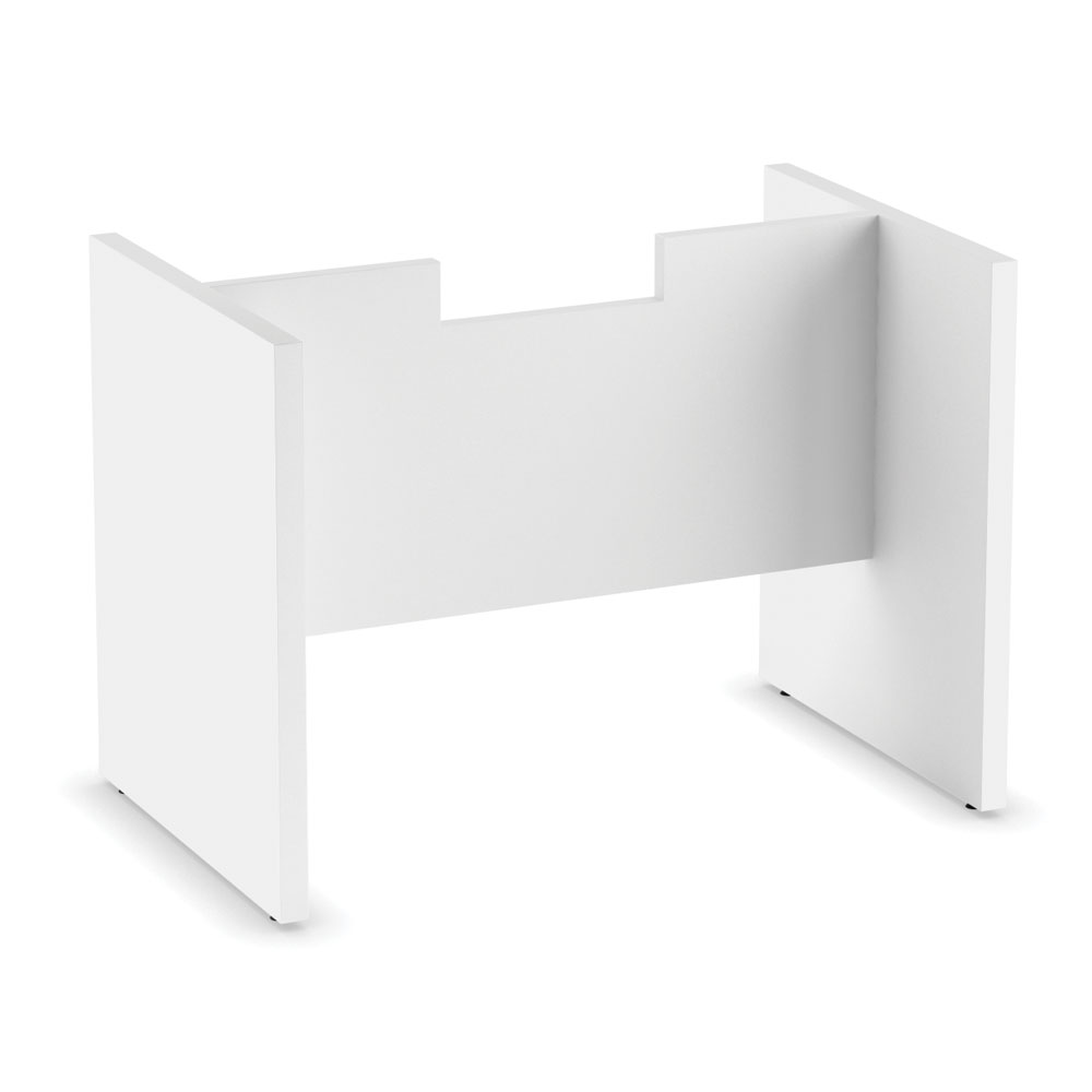 OfficeSource OS Conference Tables Slab Base with Modesty Panel