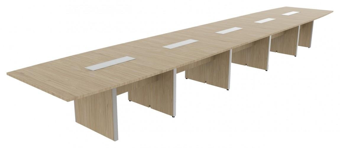 Corp Design Large Boat Shaped Conference Tables – view 1