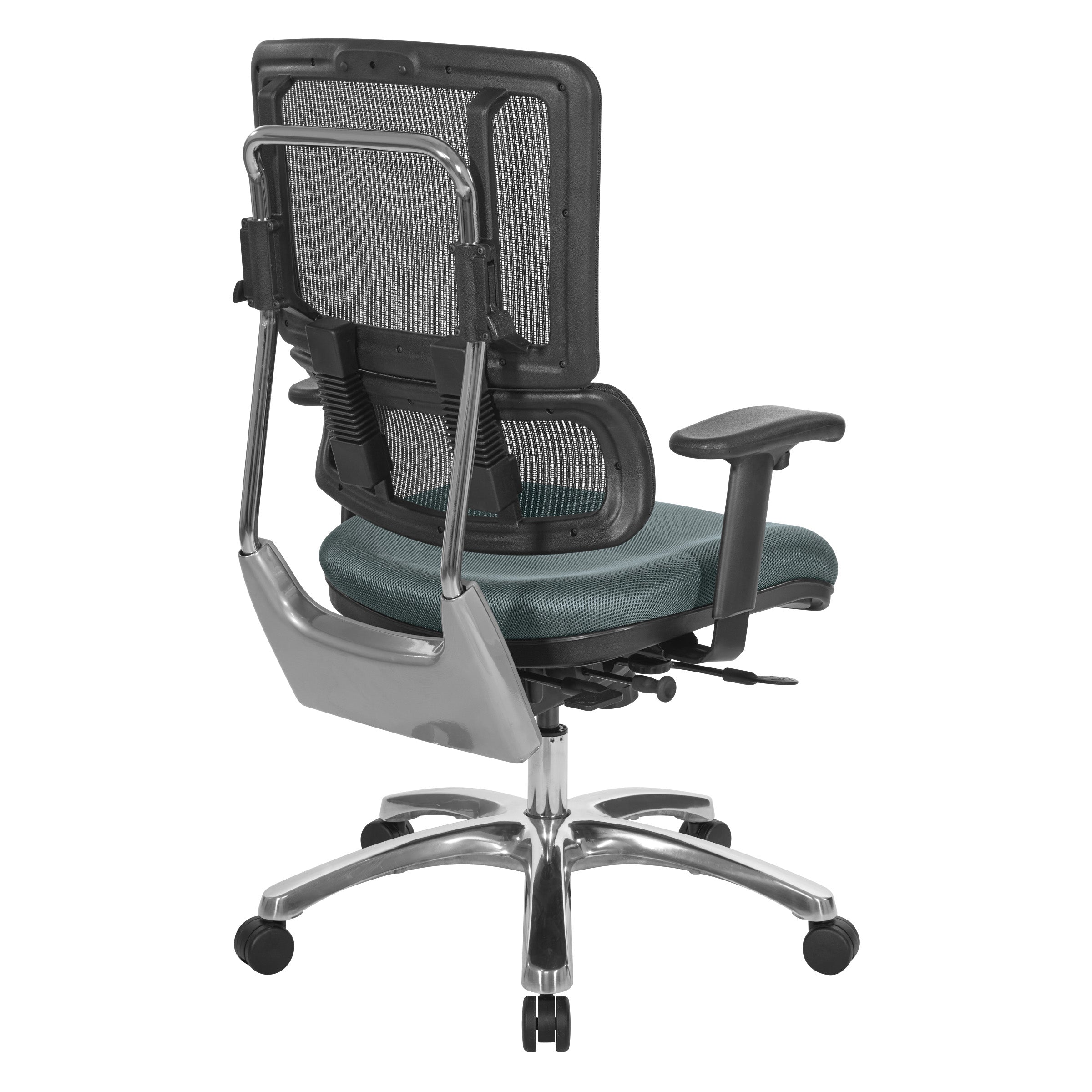 Vertical Black Mesh Back Chair