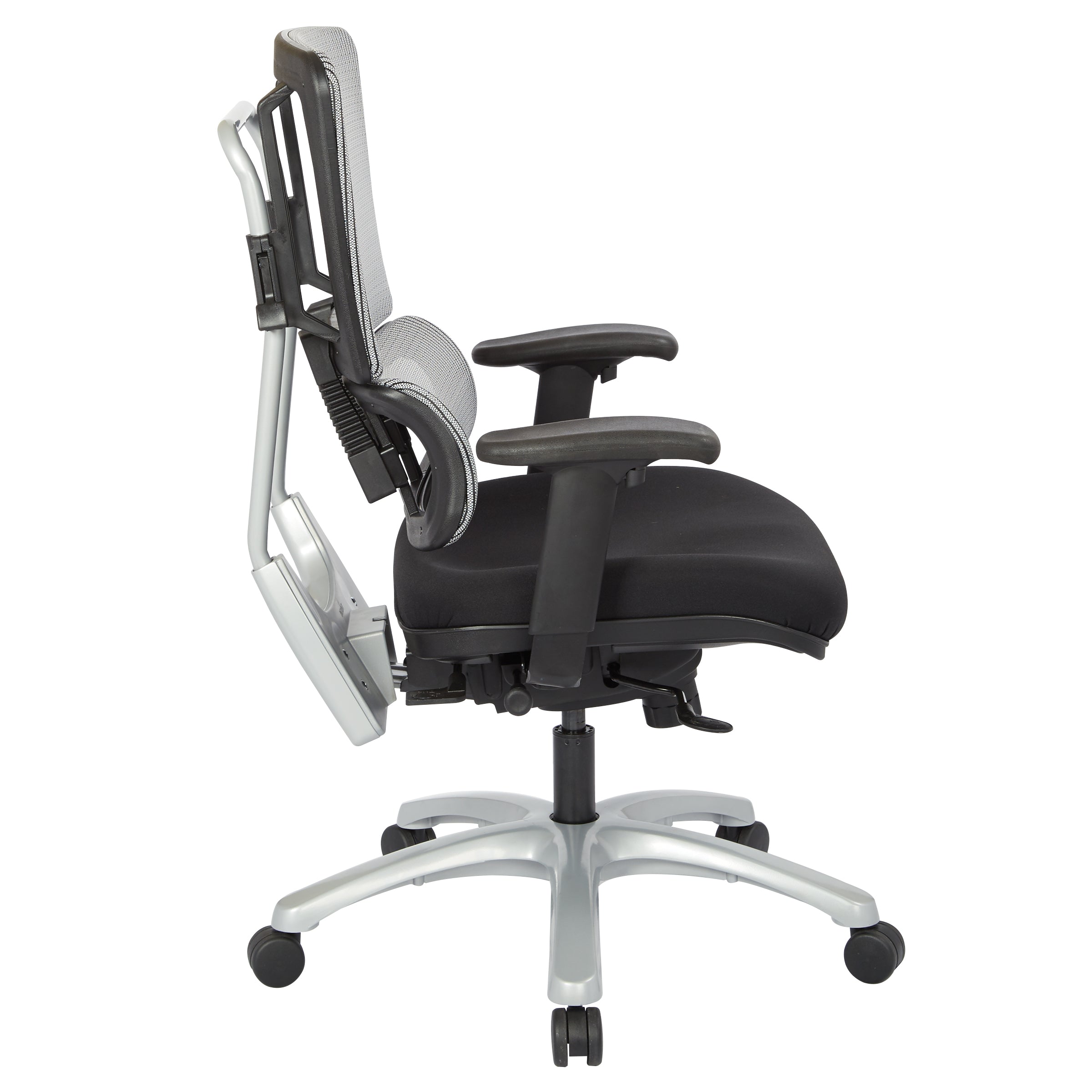 Vertical Grey Mesh Back Chair
