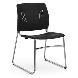 N9NE Agenda Plus Stacking Chair with Sled Base (3080)