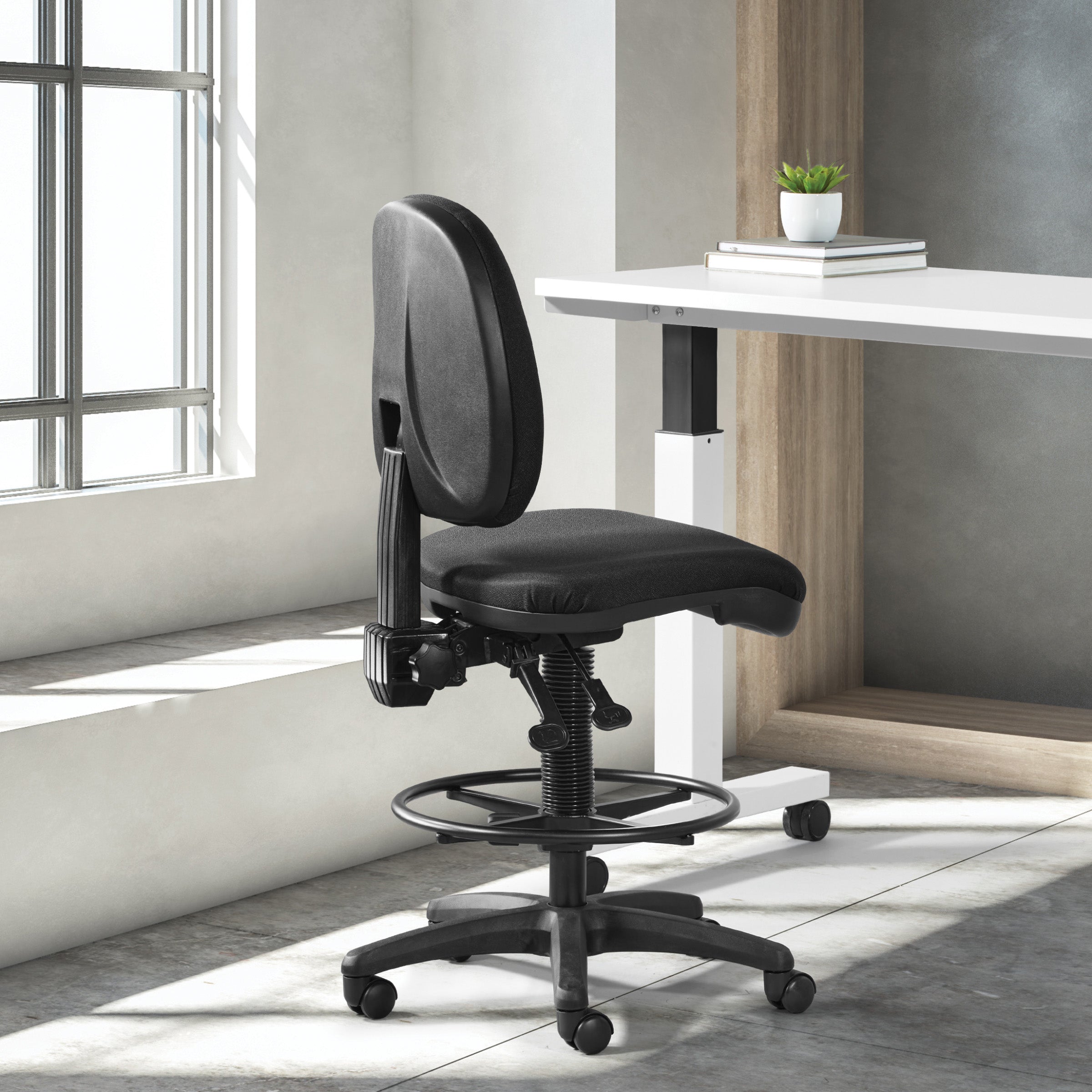 Deluxe Ergonomic Drafting Chair