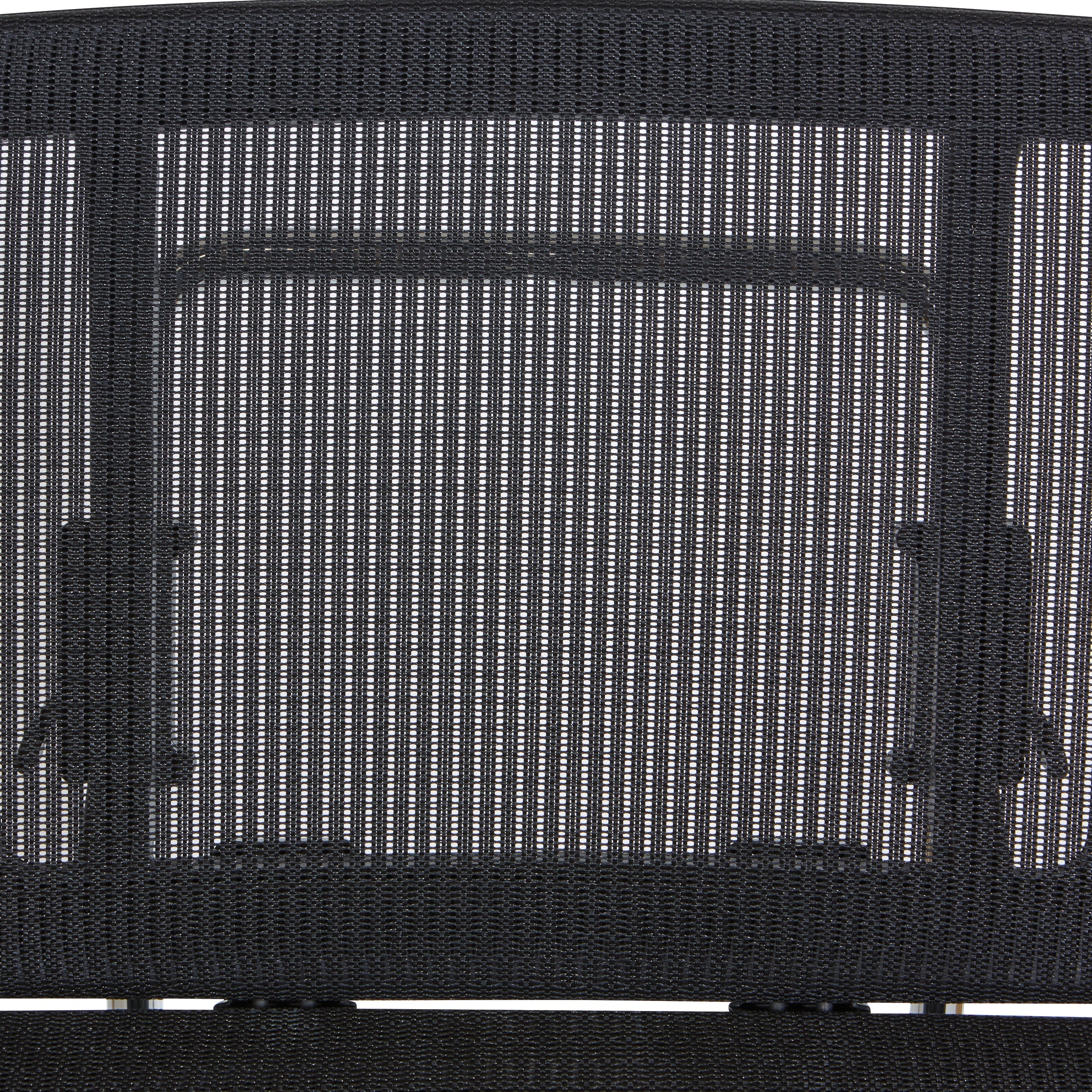 Vertical Black Mesh Back Chair