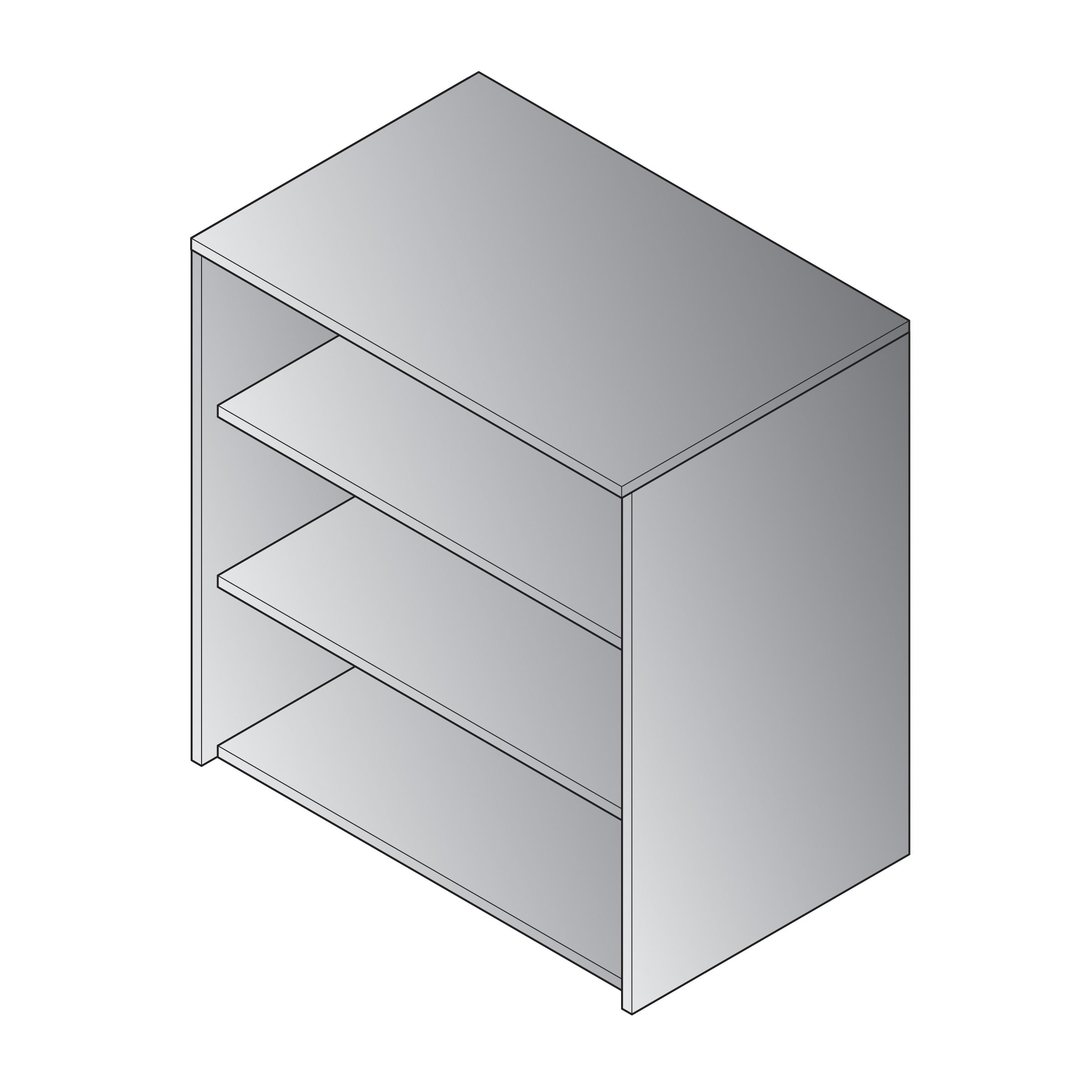 Napa 37"H Storage Cabinet
