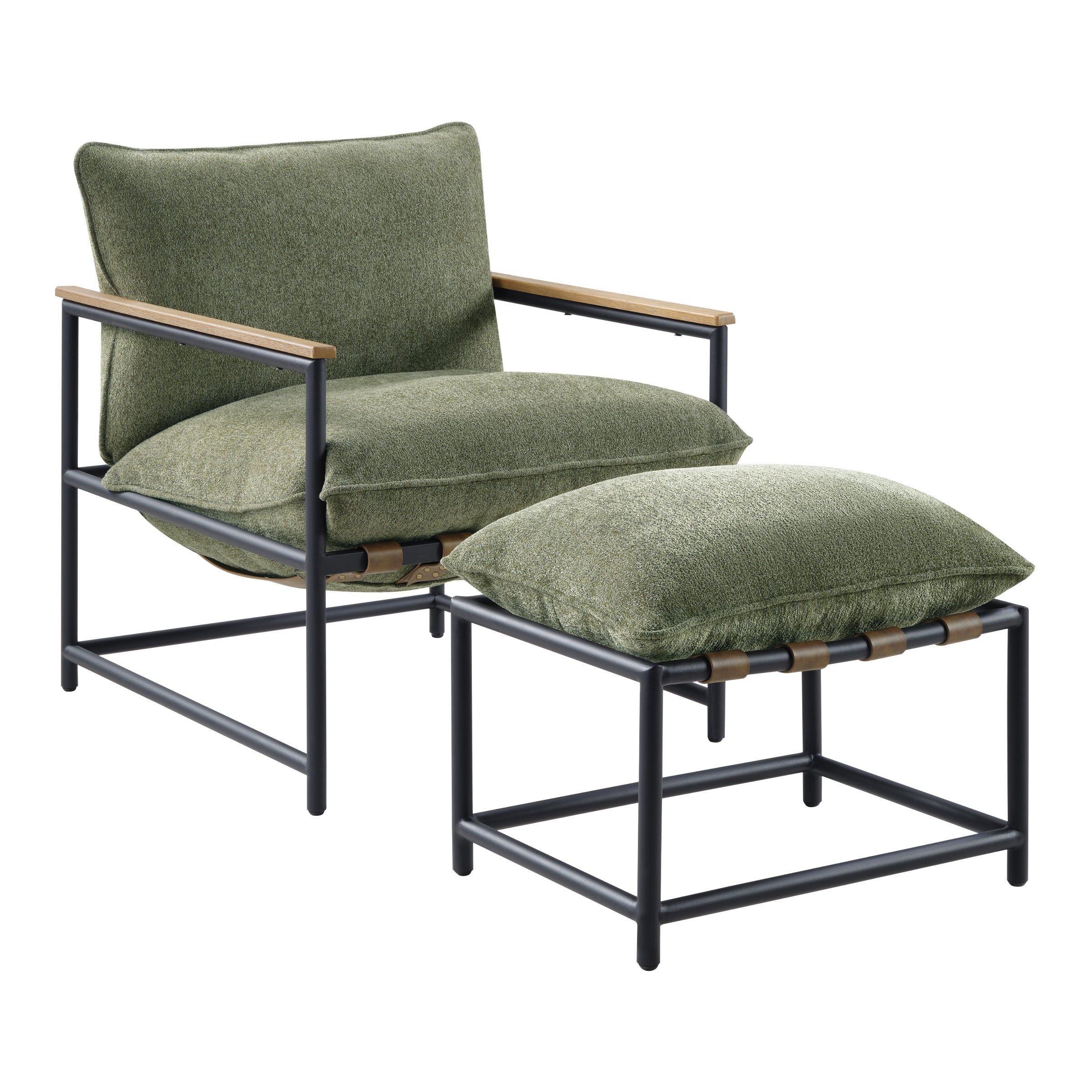 Sanders Chair & Ottoman